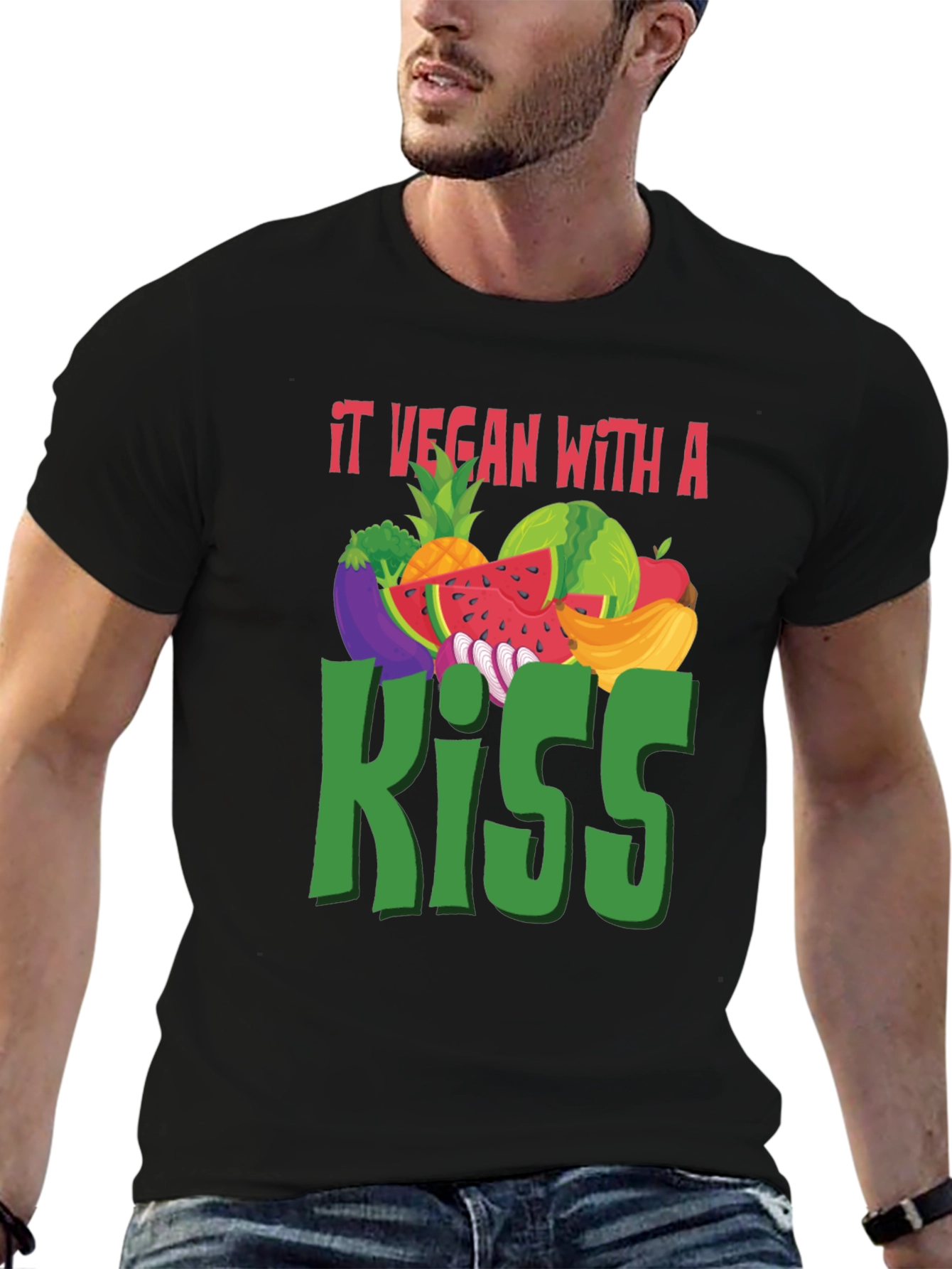 It Vegan with a Kiss T-Shirt