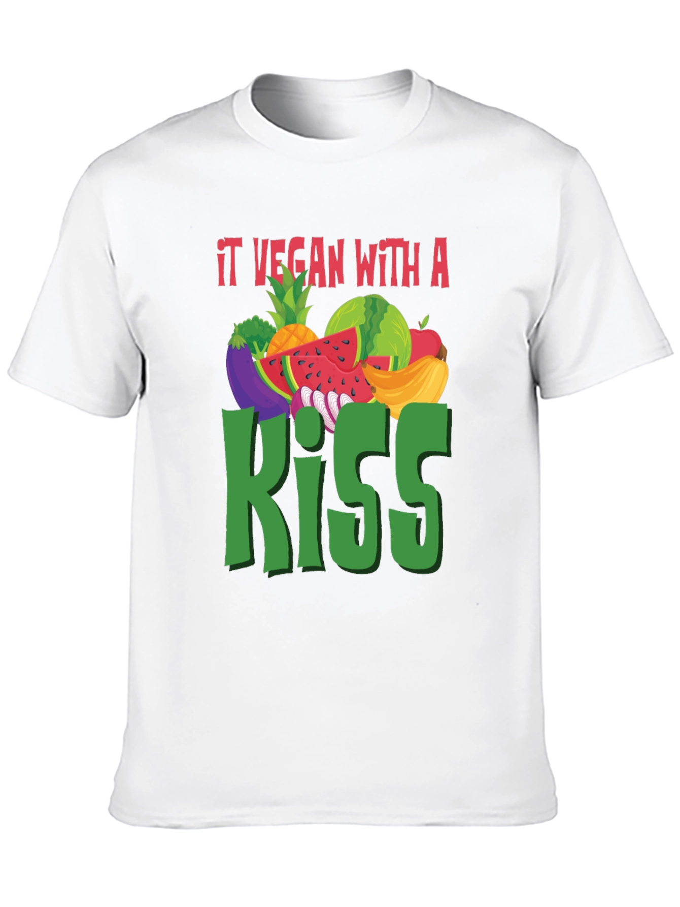 It Vegan with a Kiss T-Shirt