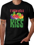 It Vegan with a Kiss T-Shirt