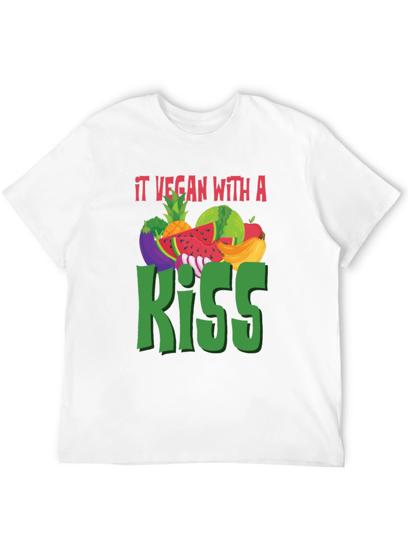 It Vegan with a Kiss T-Shirt