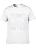 Resident Assistant Badass Job Title Graphic T-Shirt