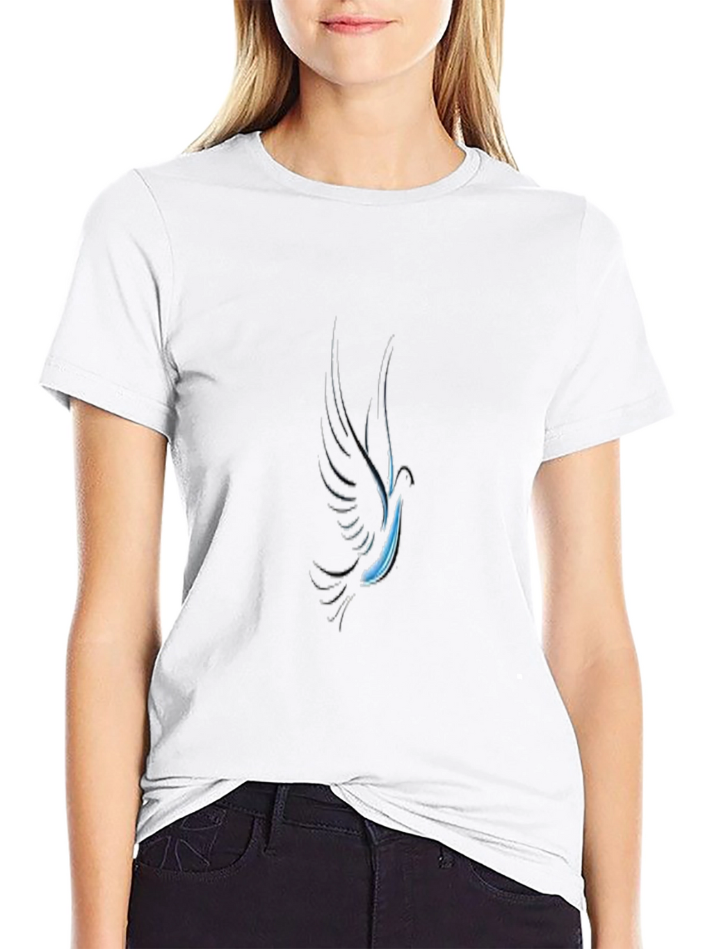 Dove Graphic Black T-Shirt