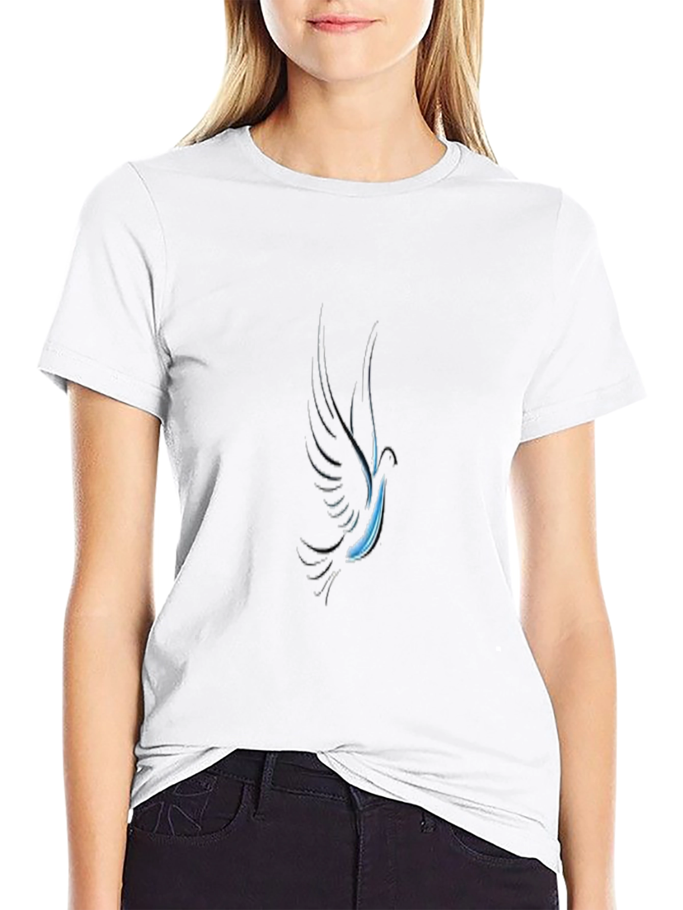 Dove Graphic Black T-Shirt