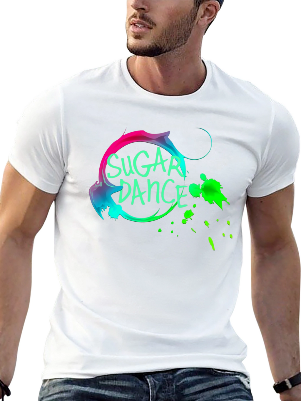Sugar Dance Black Graphic Tee