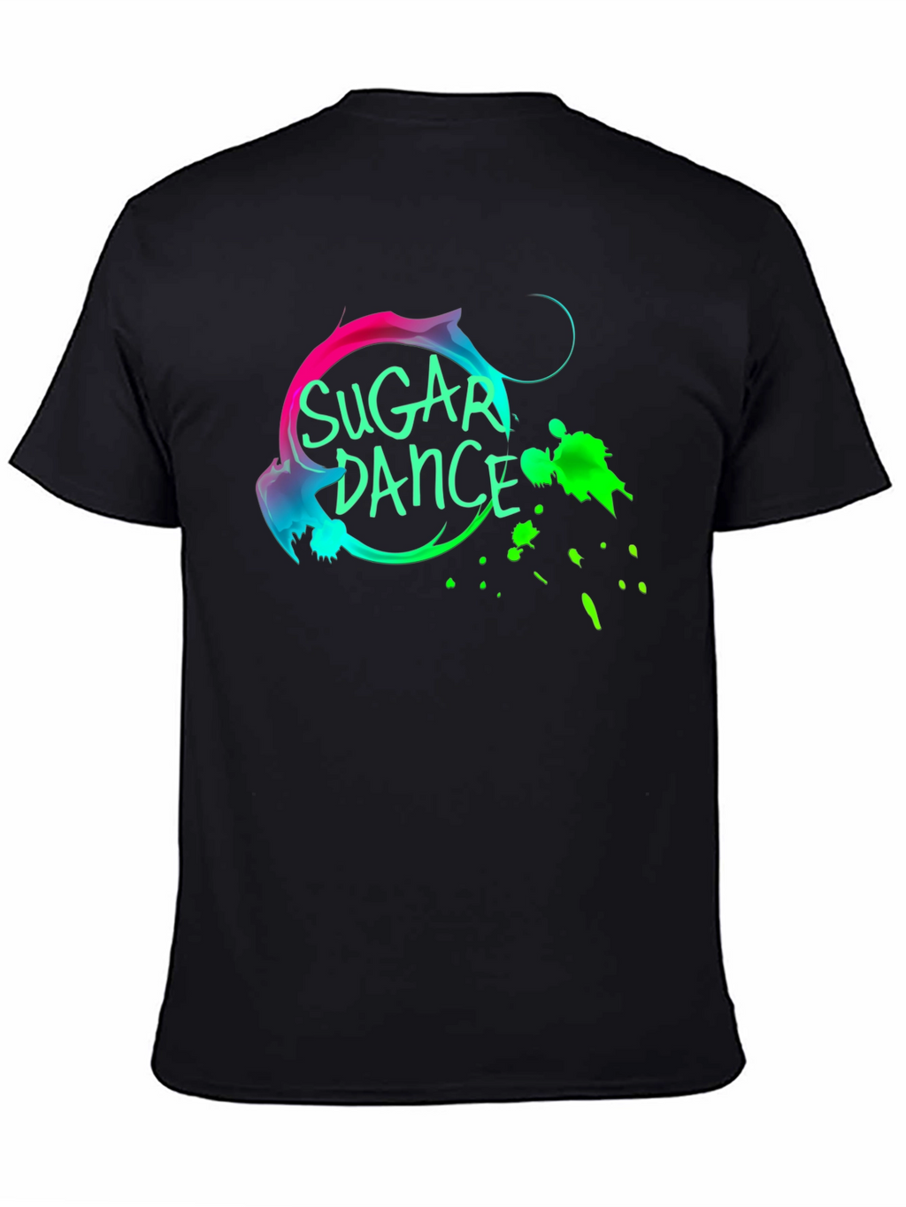 Sugar Dance Black Graphic Tee