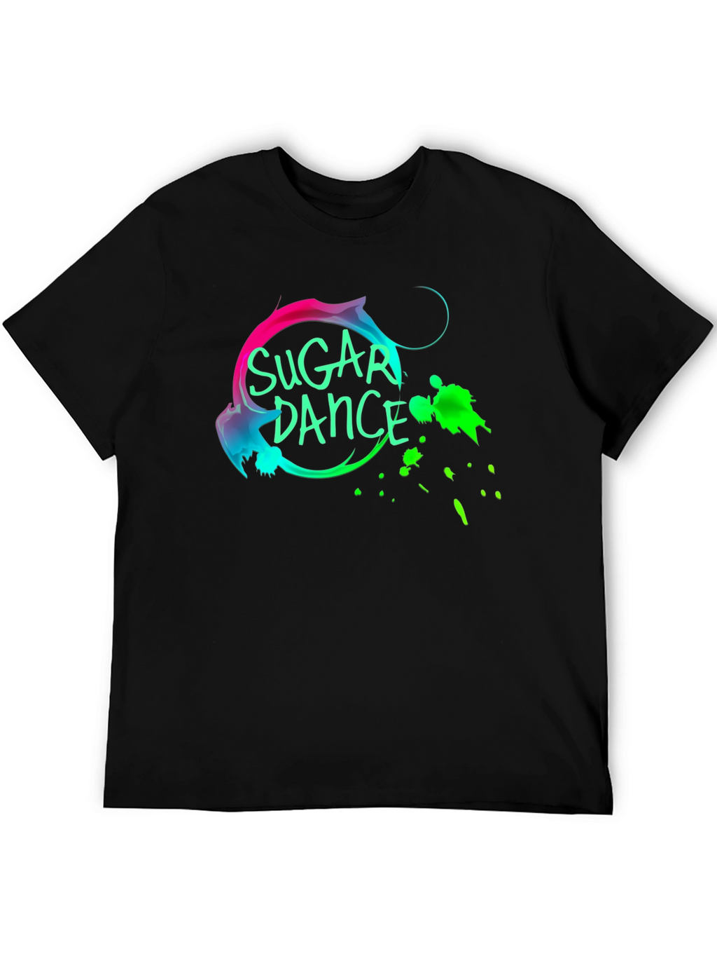 Sugar Dance Black Graphic Tee