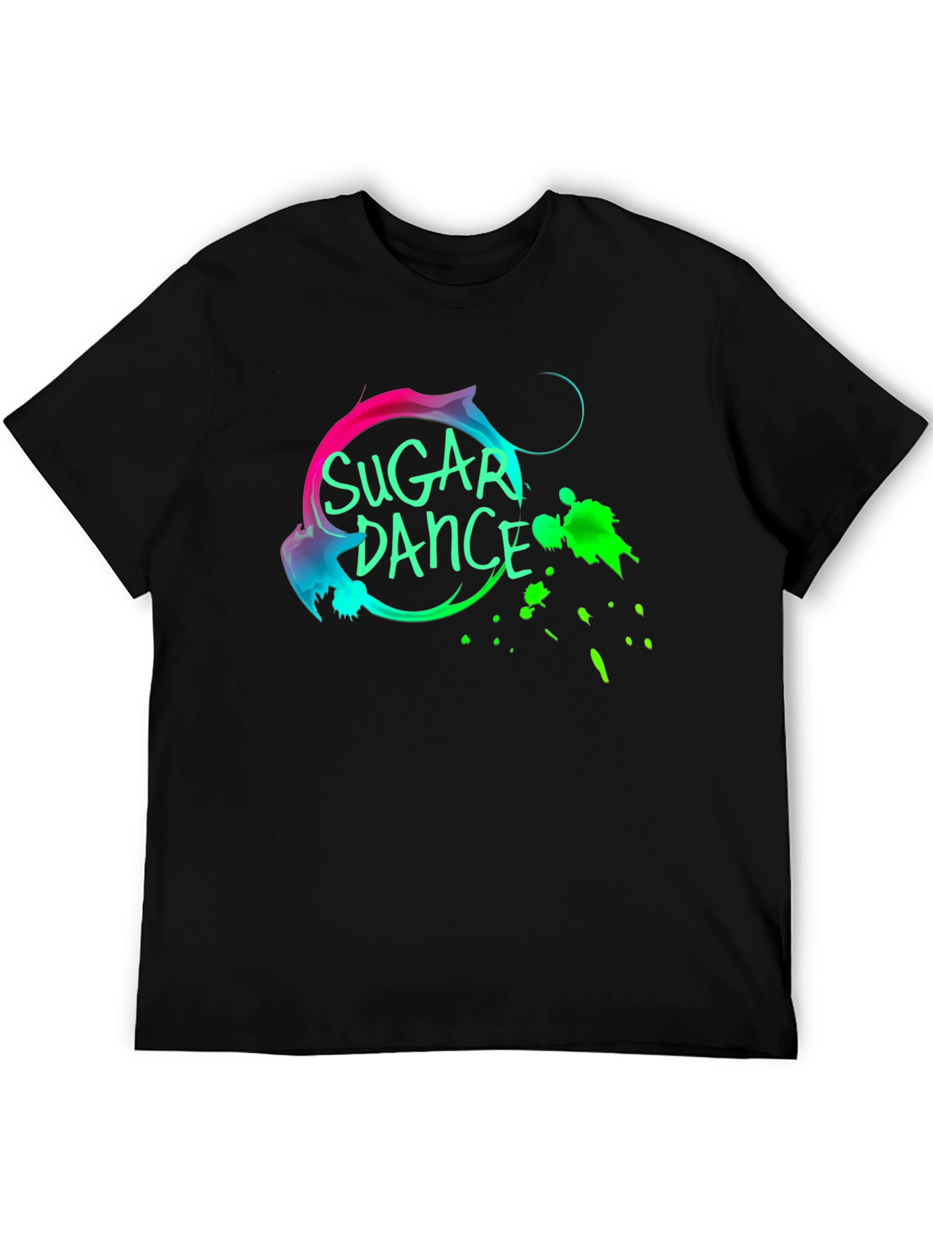 Sugar Dance Black Graphic Tee