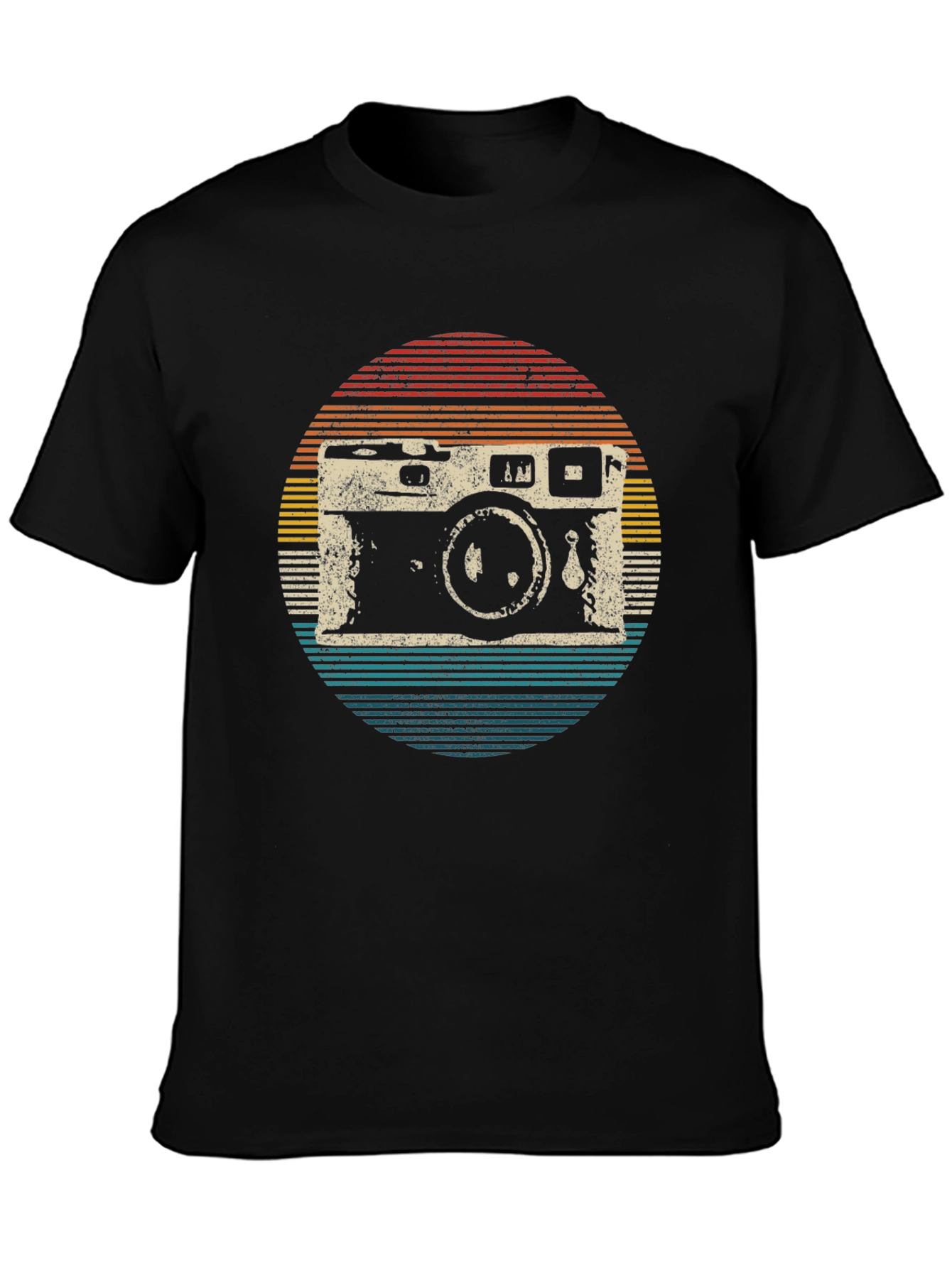 Vintage Camera Graphic Tee - Retro Style