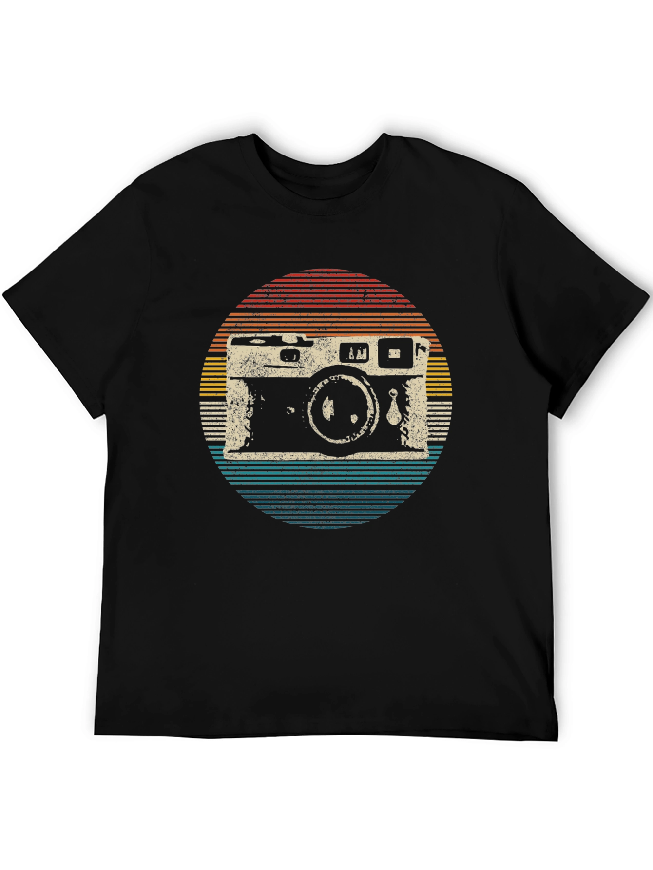 Vintage Camera Graphic Tee - Retro Style
