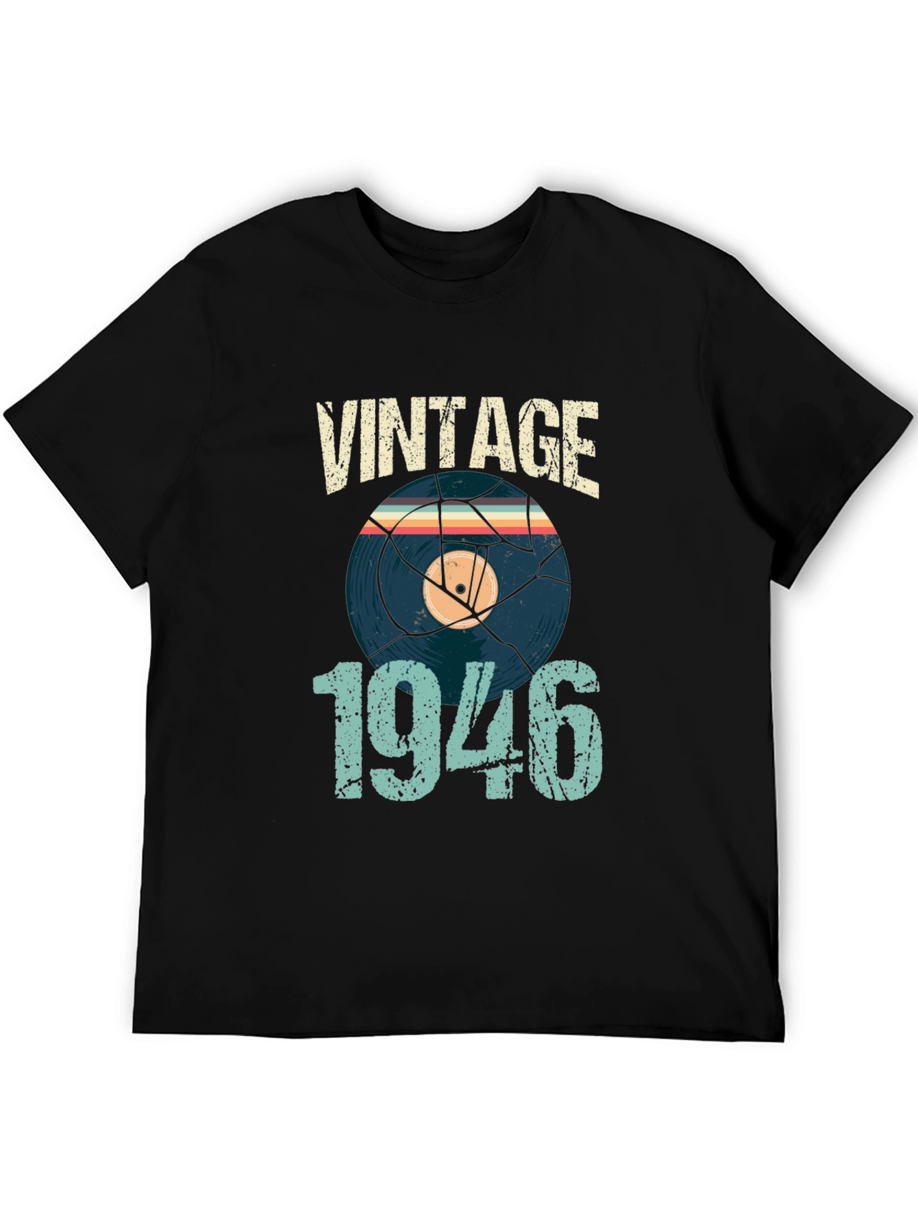 Vintage 1946 Record Graphic T-Shirt