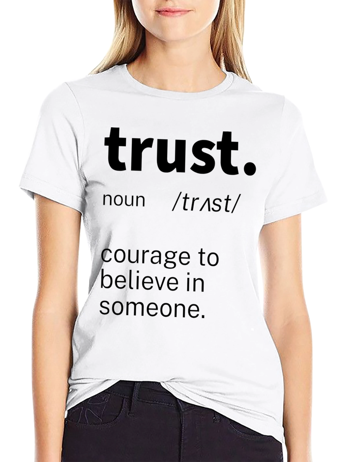 Trust Definition Graphic T-Shirt