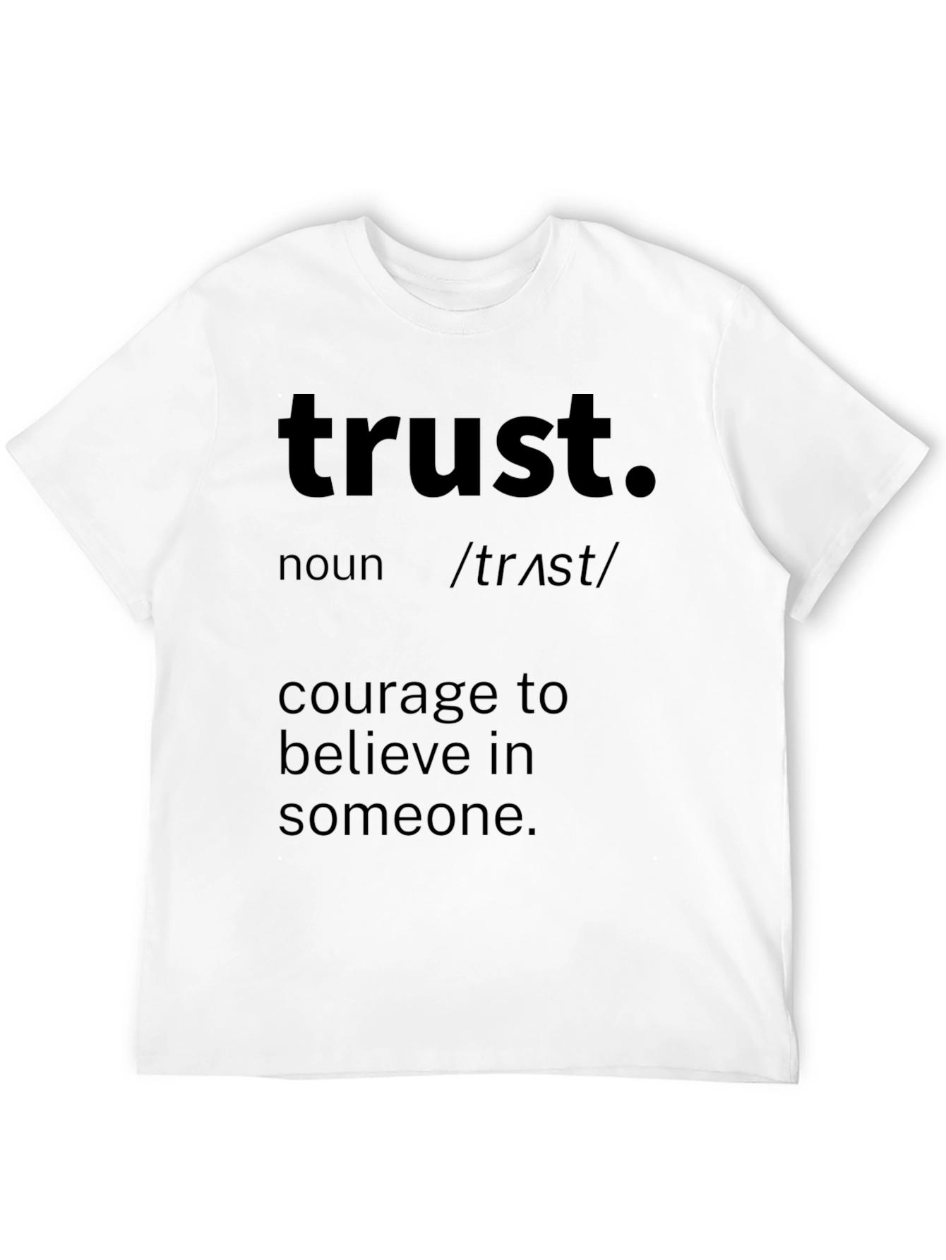 Trust Definition Graphic T-Shirt