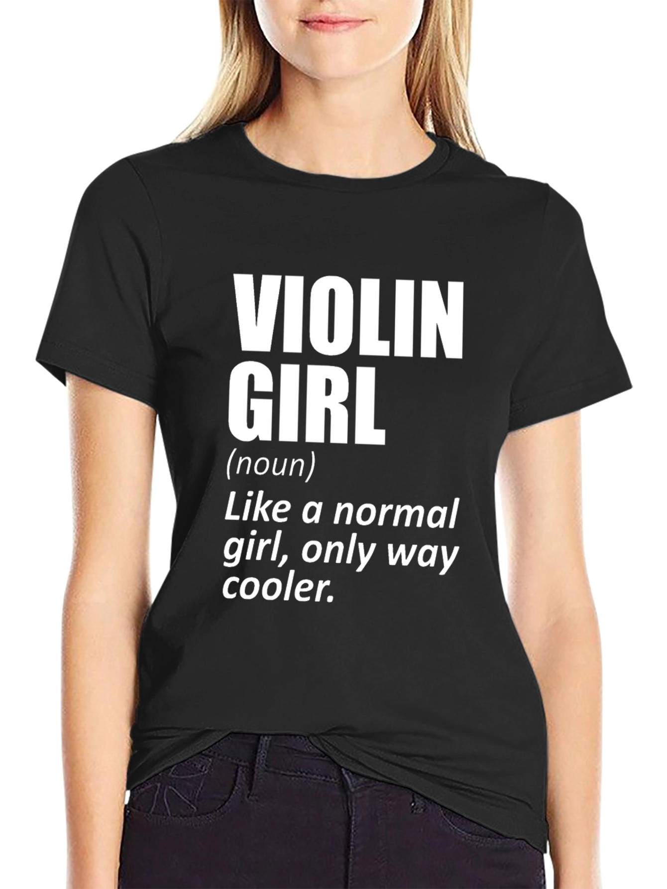 Violin Girl Definition T-Shirt
