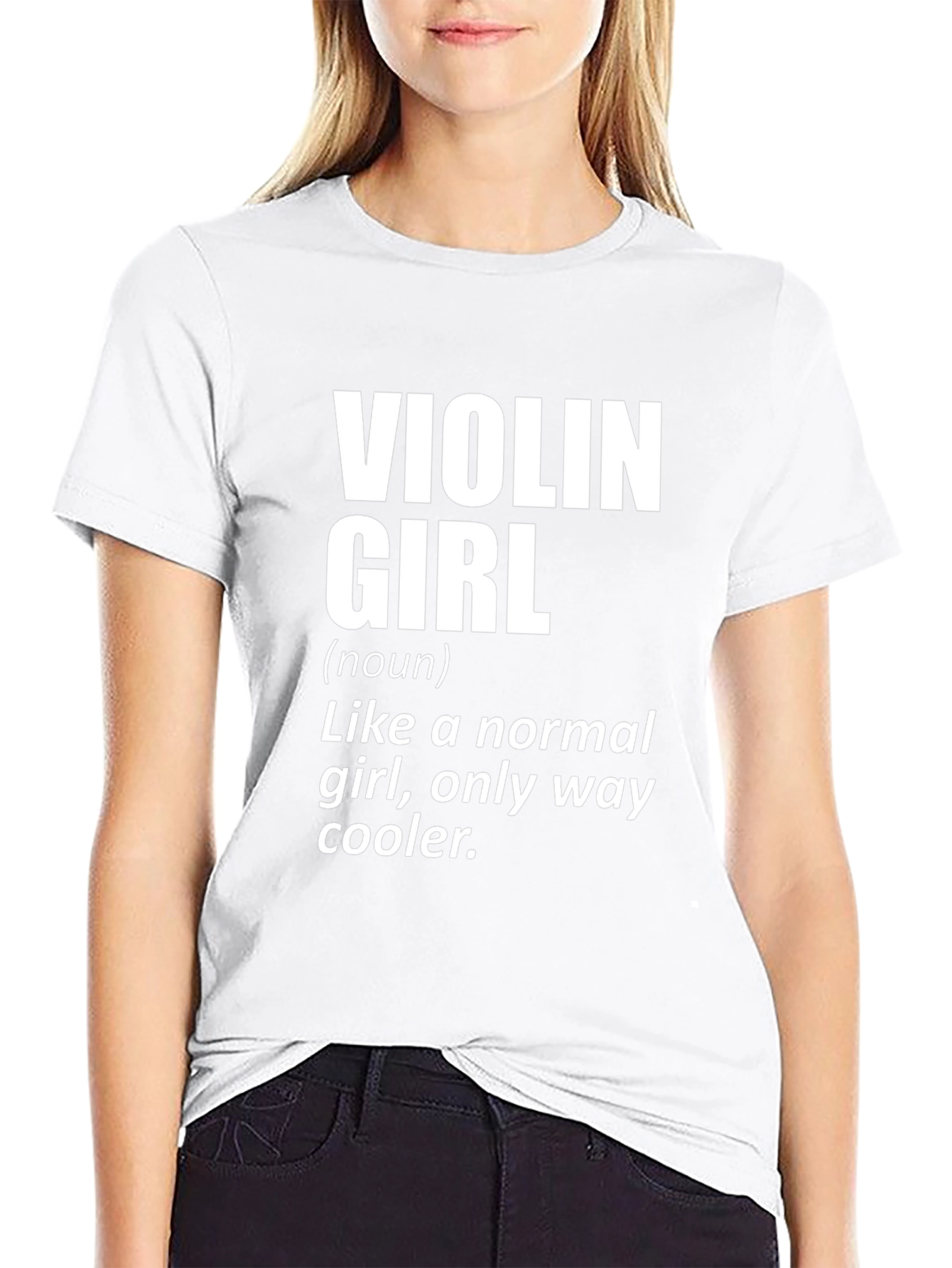 Violin Girl Definition T-Shirt