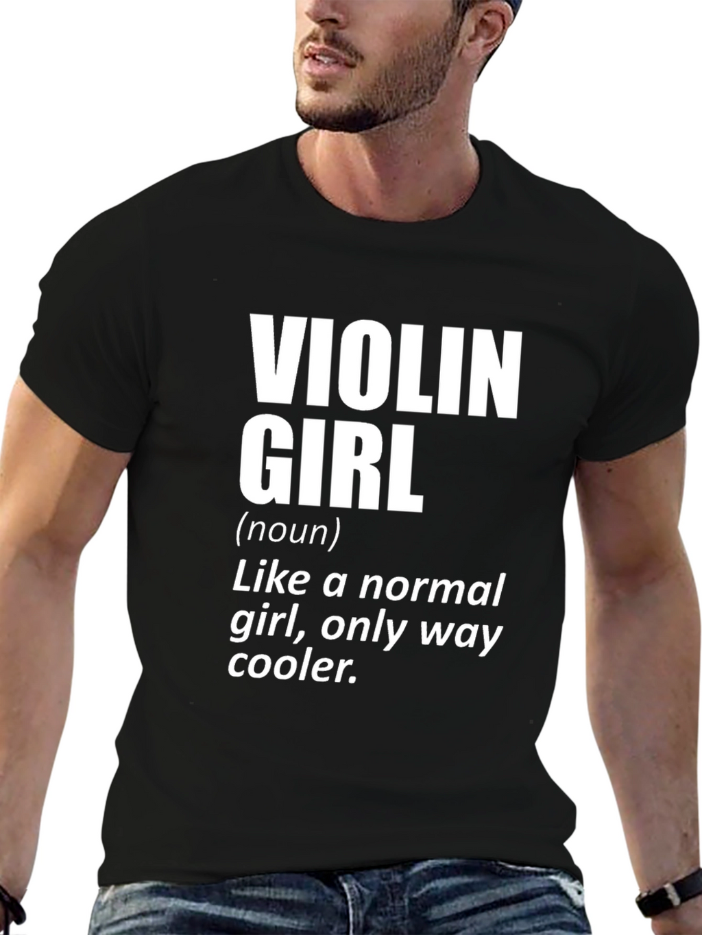 Violin Girl Definition T-Shirt