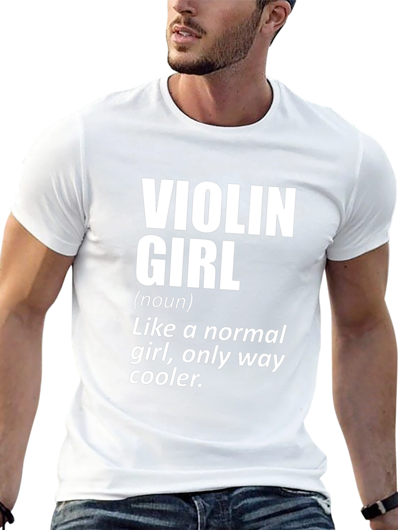 Violin Girl Definition T-Shirt
