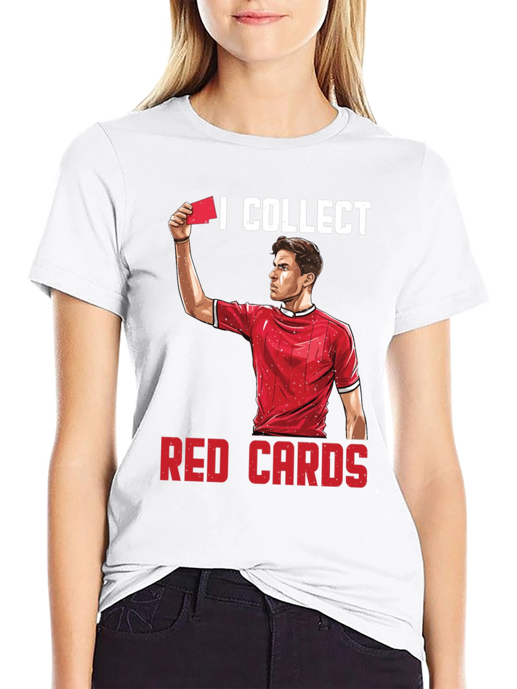 I Collect Red Cards Funny Soccer T-Shirt
