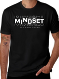 Mindset is Everything Black Graphic T-Shirt