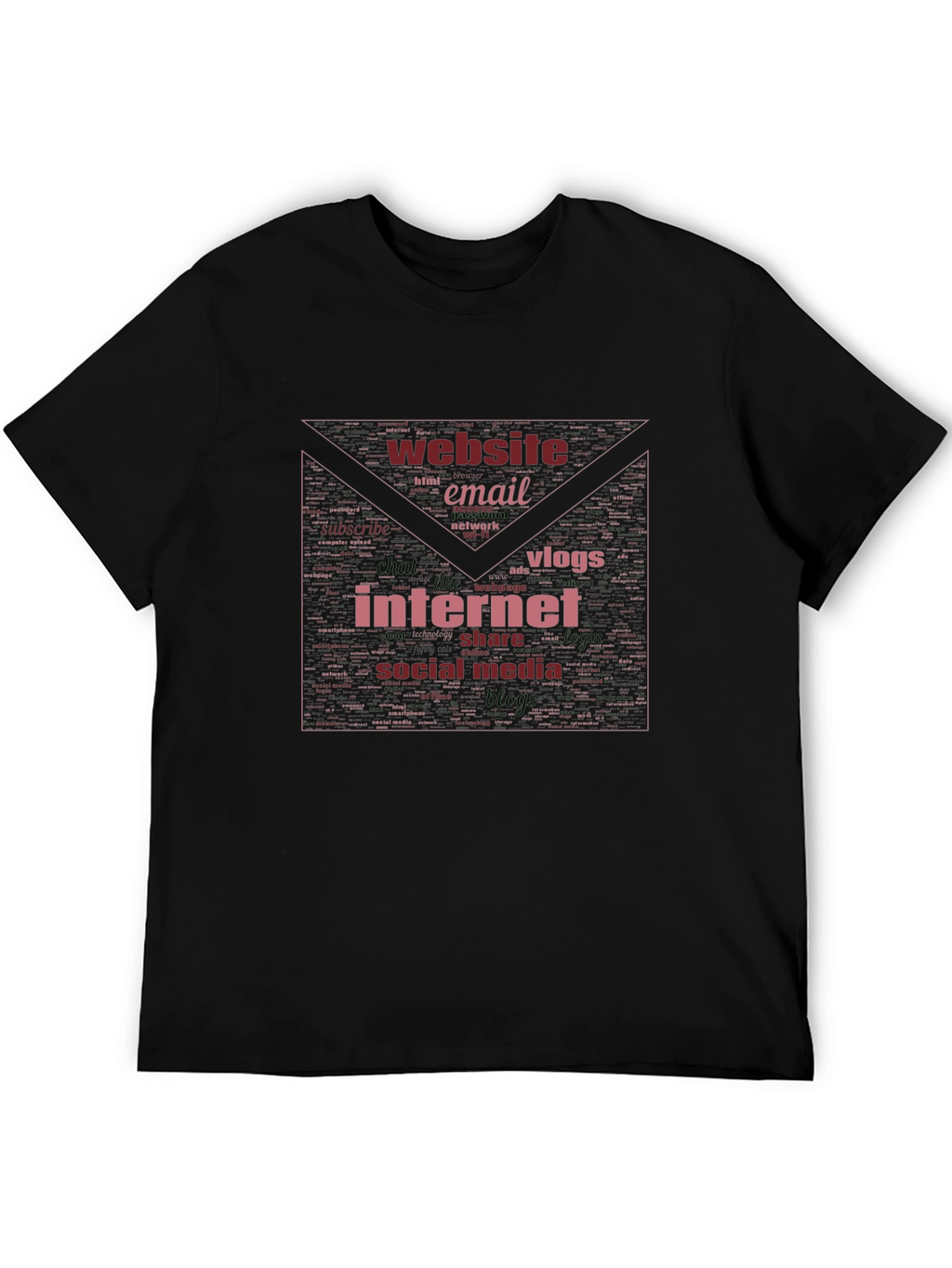 Internet Word Cloud T-Shirt