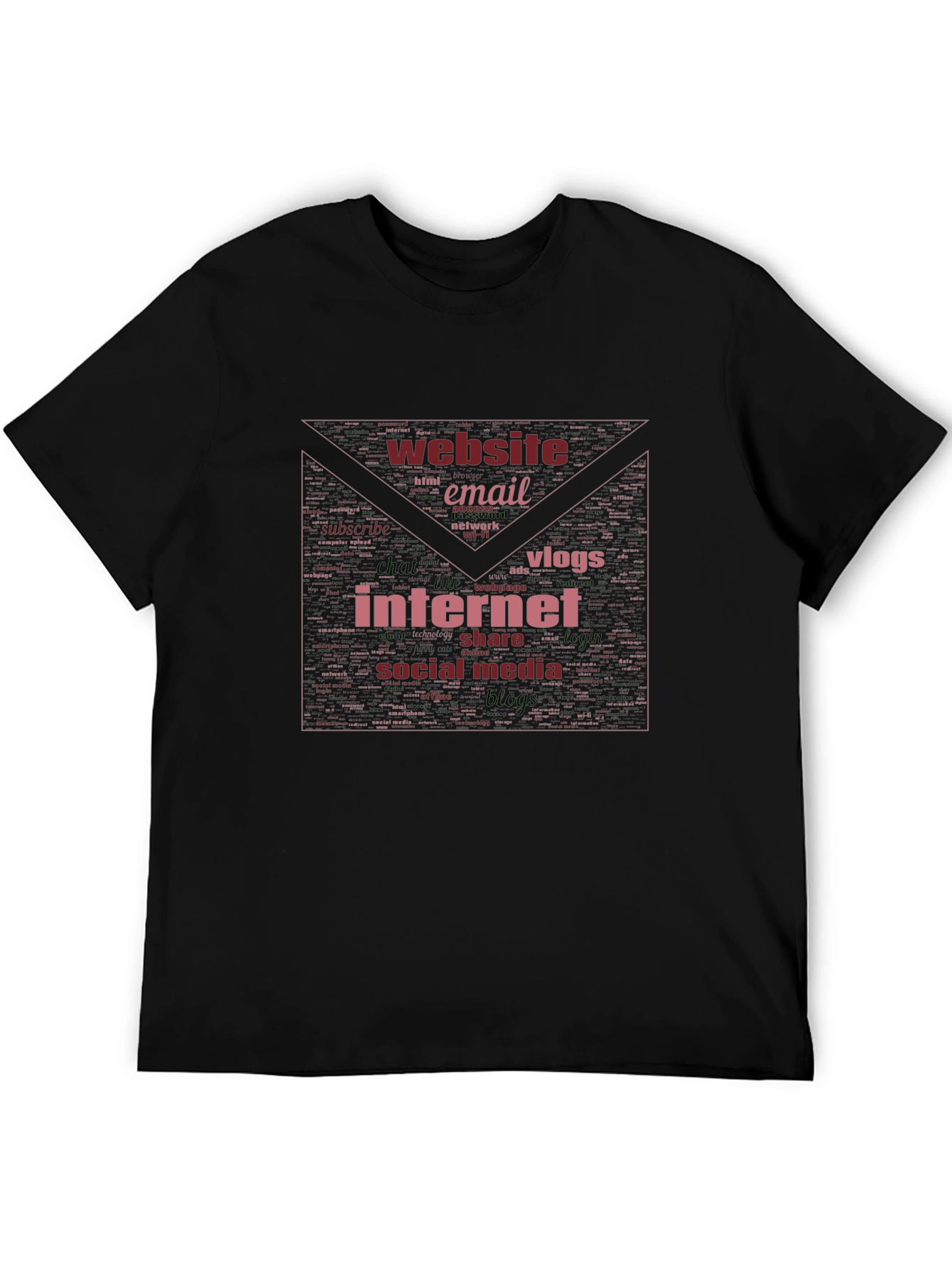 Internet Word Cloud T-Shirt