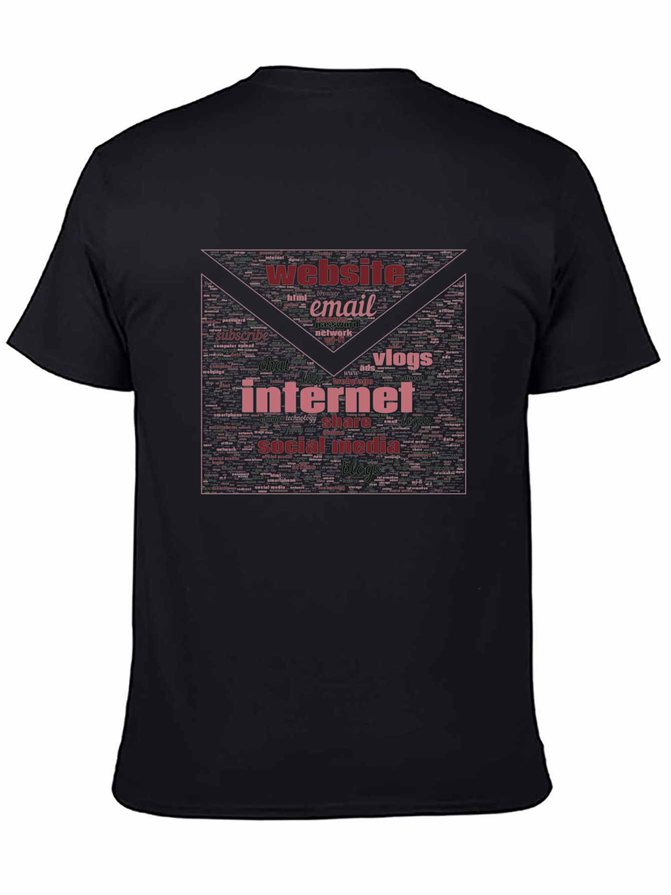 Internet Word Cloud T-Shirt