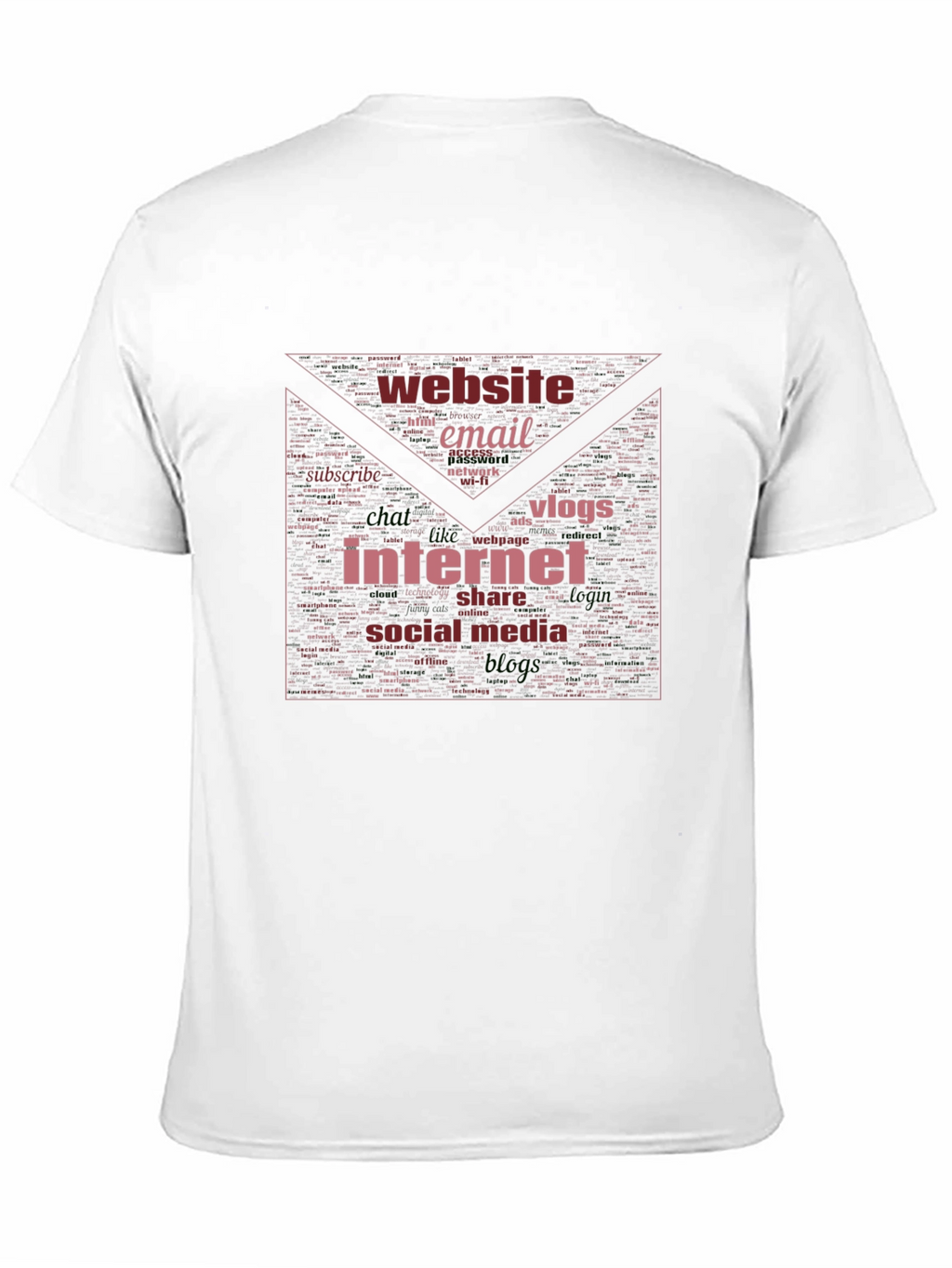 Internet Word Cloud T-Shirt
