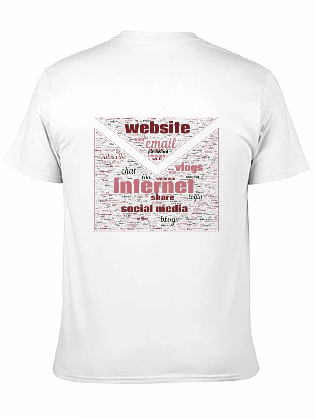 Internet Word Cloud T-Shirt