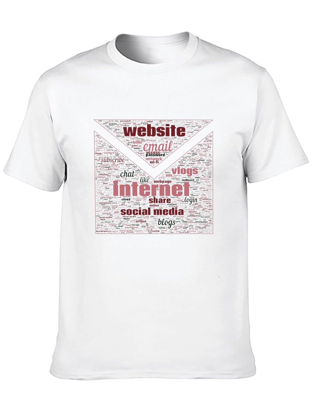Internet Word Cloud T-Shirt