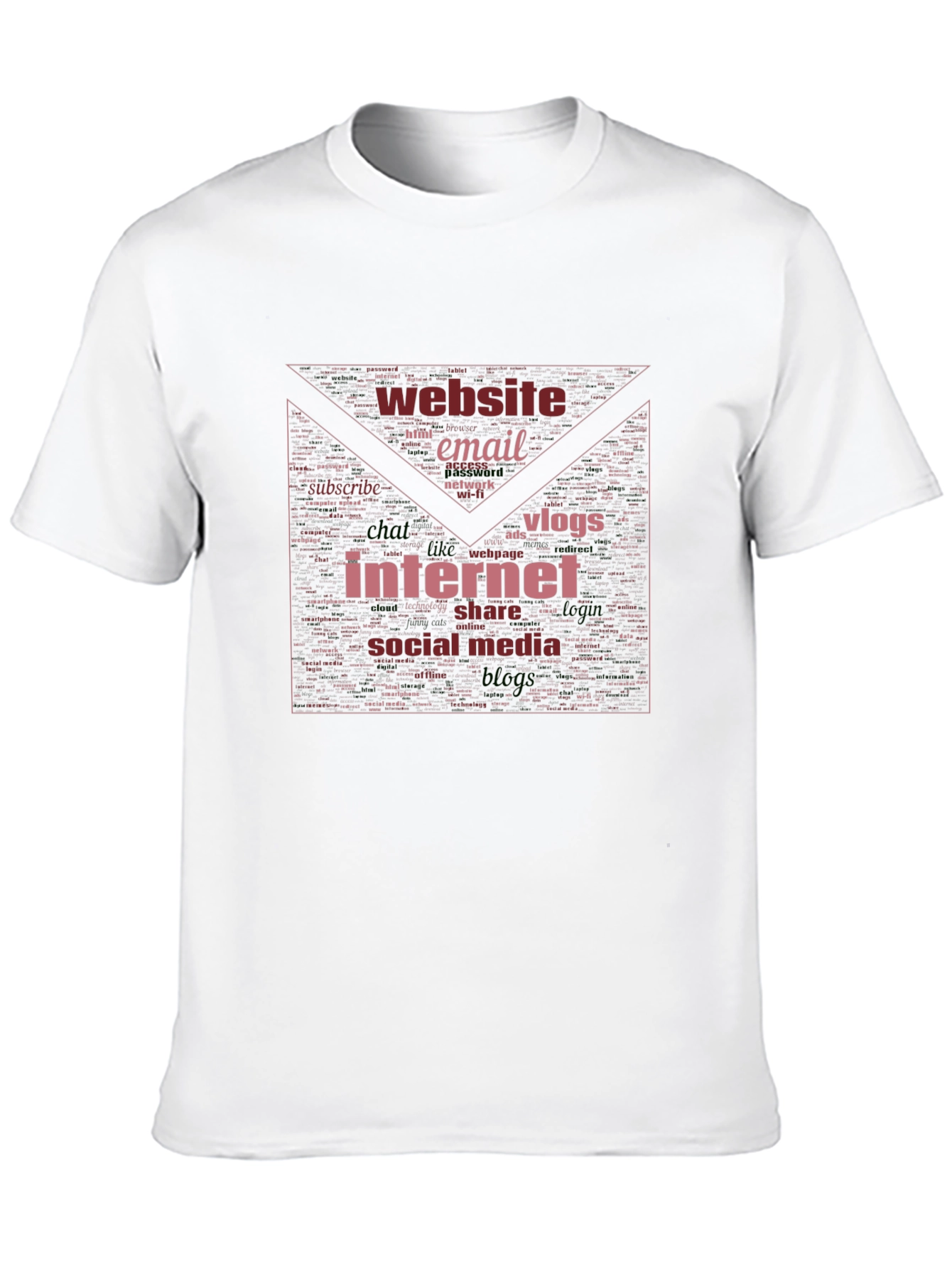 Internet Word Cloud T-Shirt