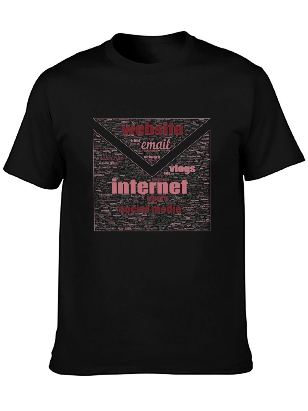 Internet Word Cloud T-Shirt