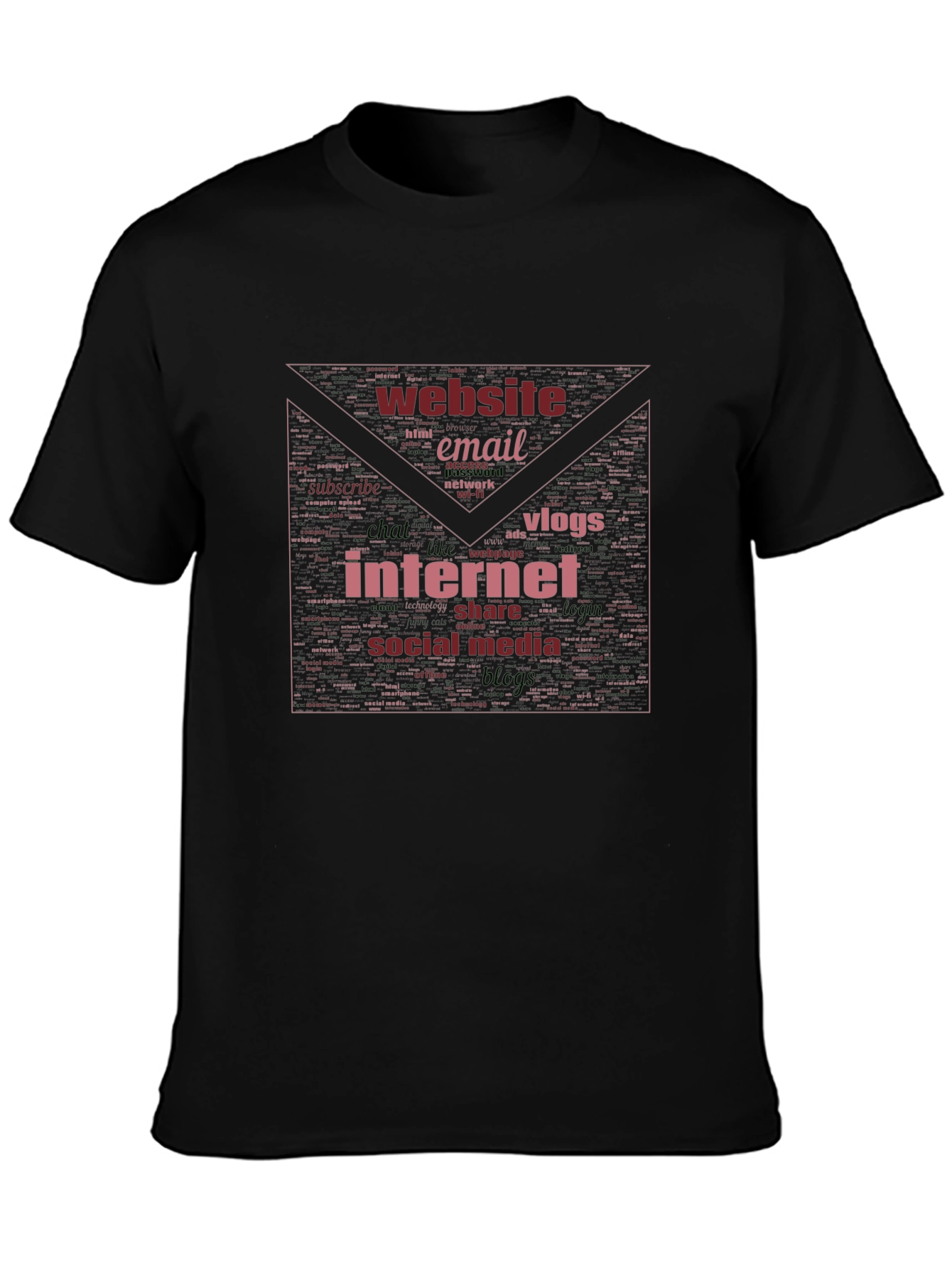 Internet Word Cloud T-Shirt