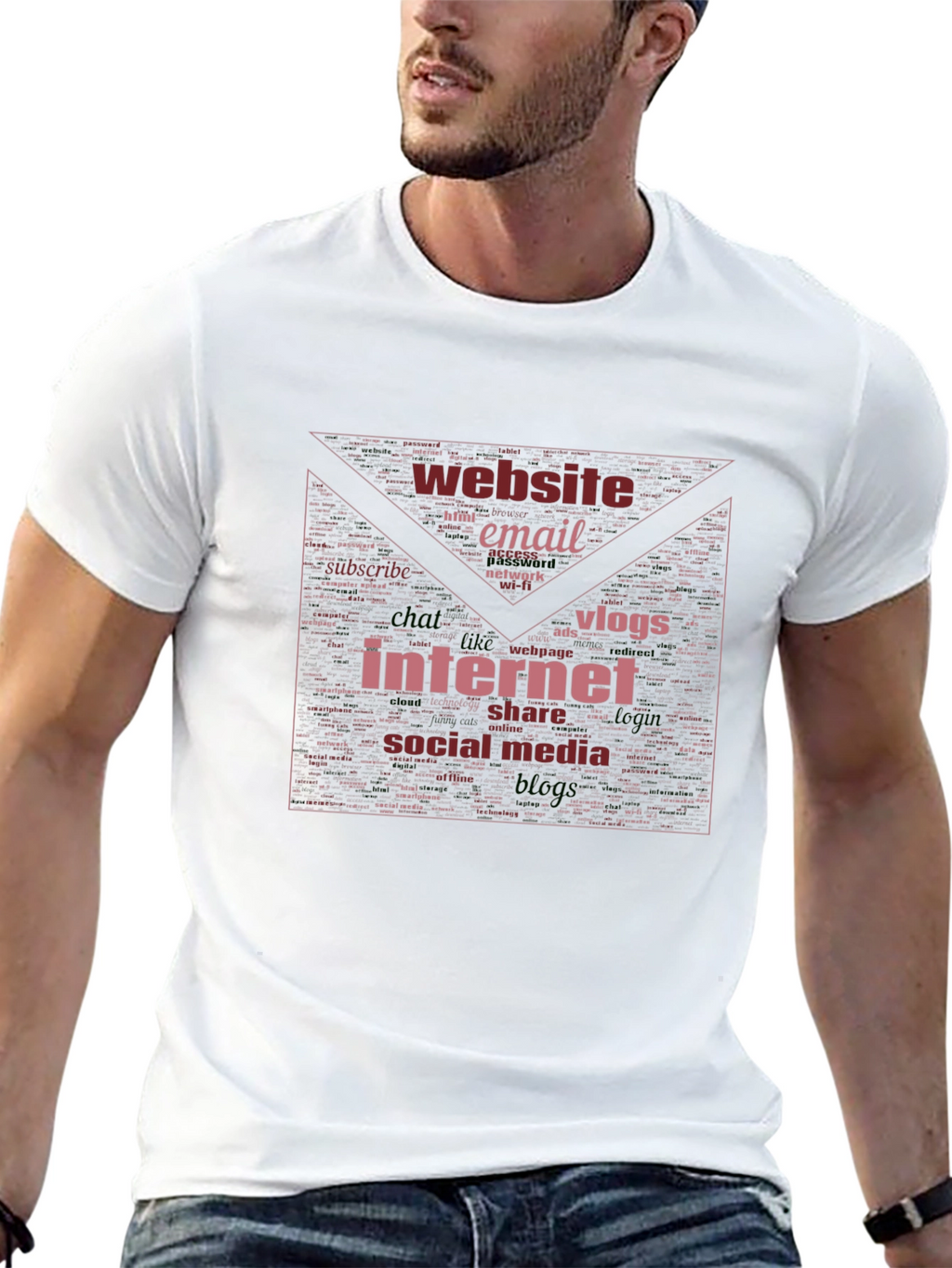 Internet Word Cloud T-Shirt
