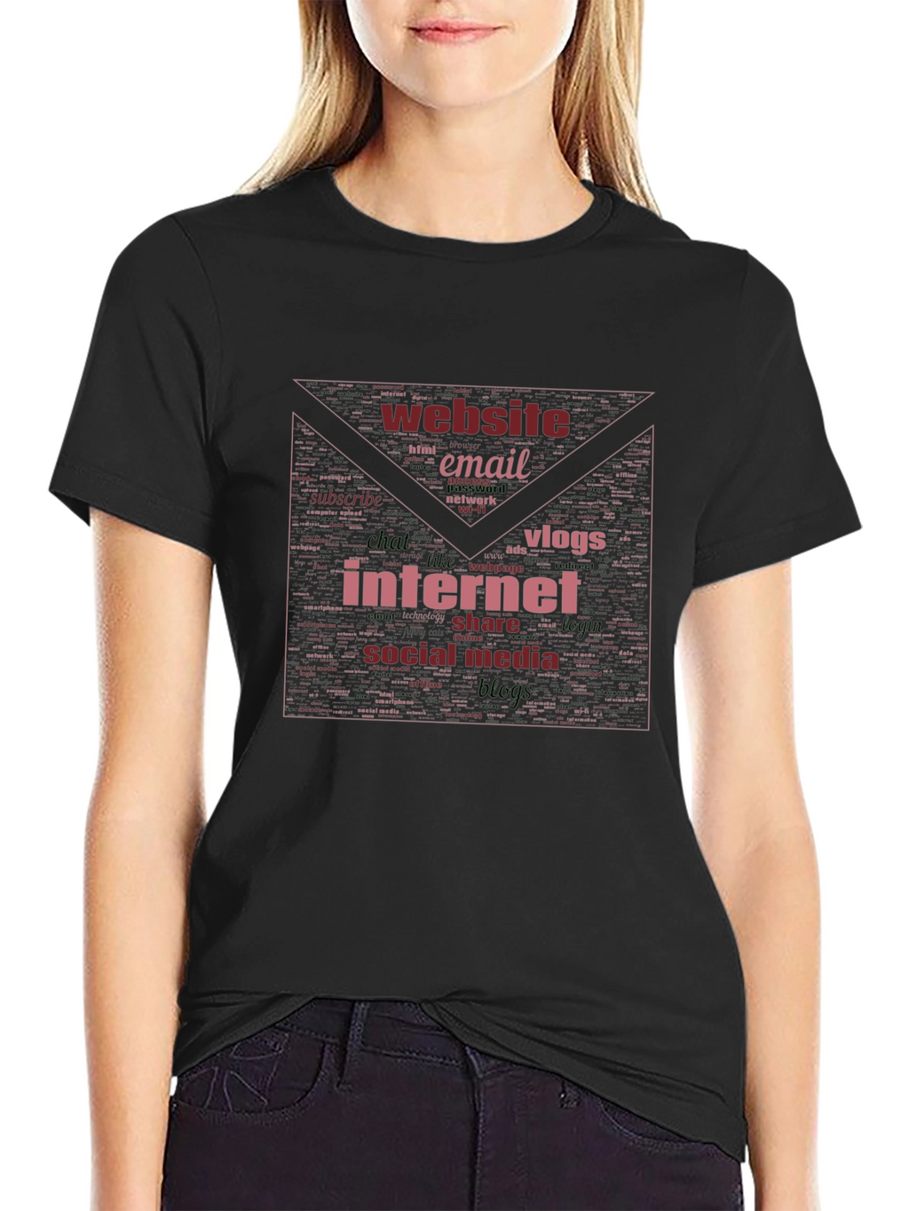 Internet Word Cloud T-Shirt