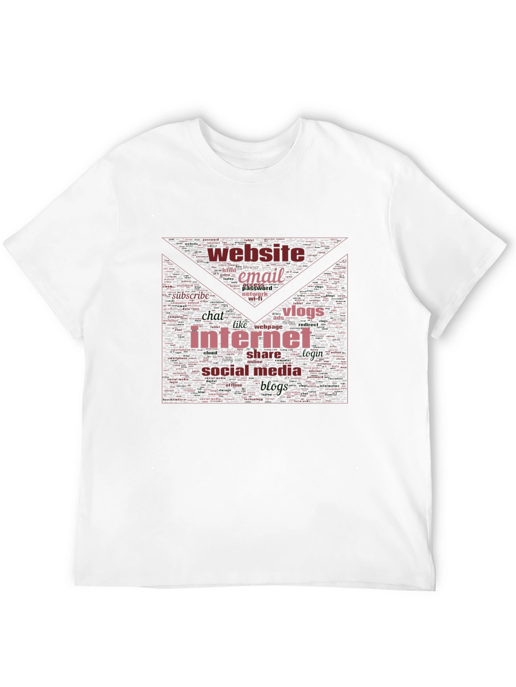 Internet Word Cloud T-Shirt