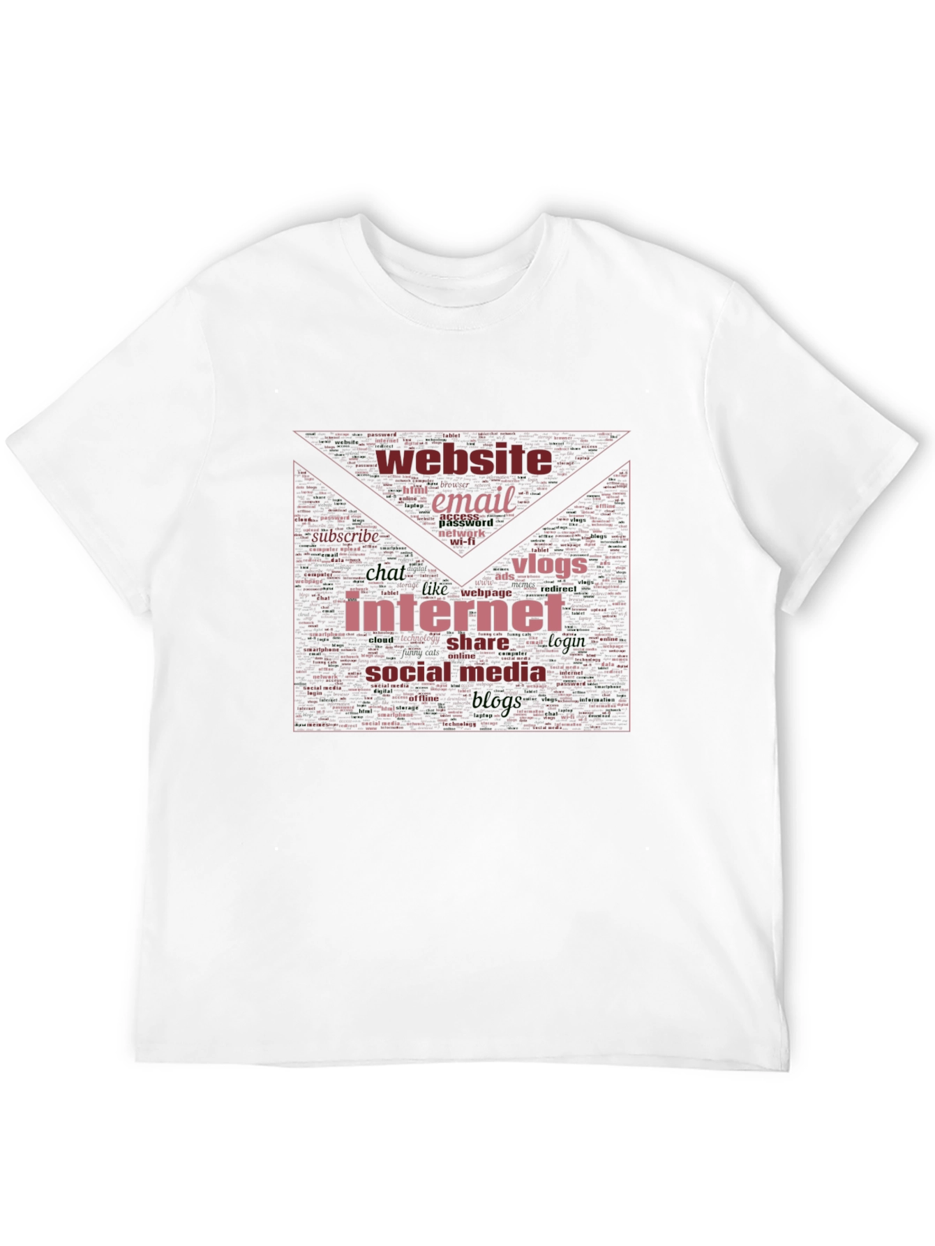 Internet Word Cloud T-Shirt