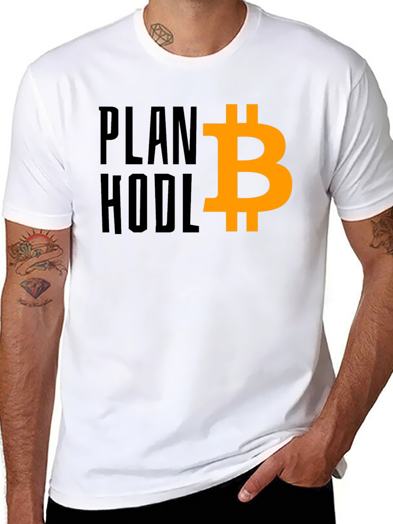 Plan Hodl Bitcoin T-Shirt - Crypto Investor Tee