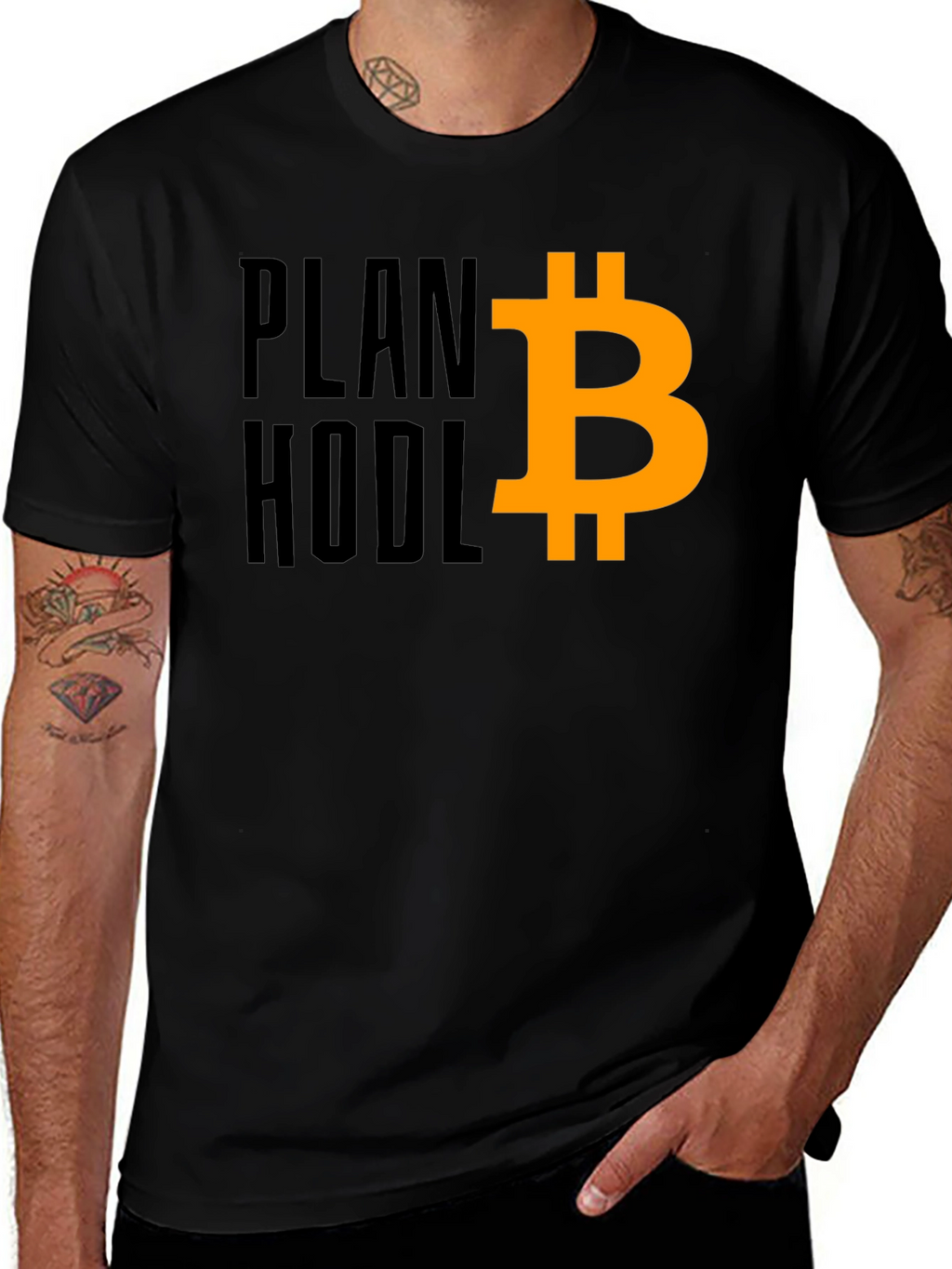 Plan Hodl Bitcoin T-Shirt - Crypto Investor Tee