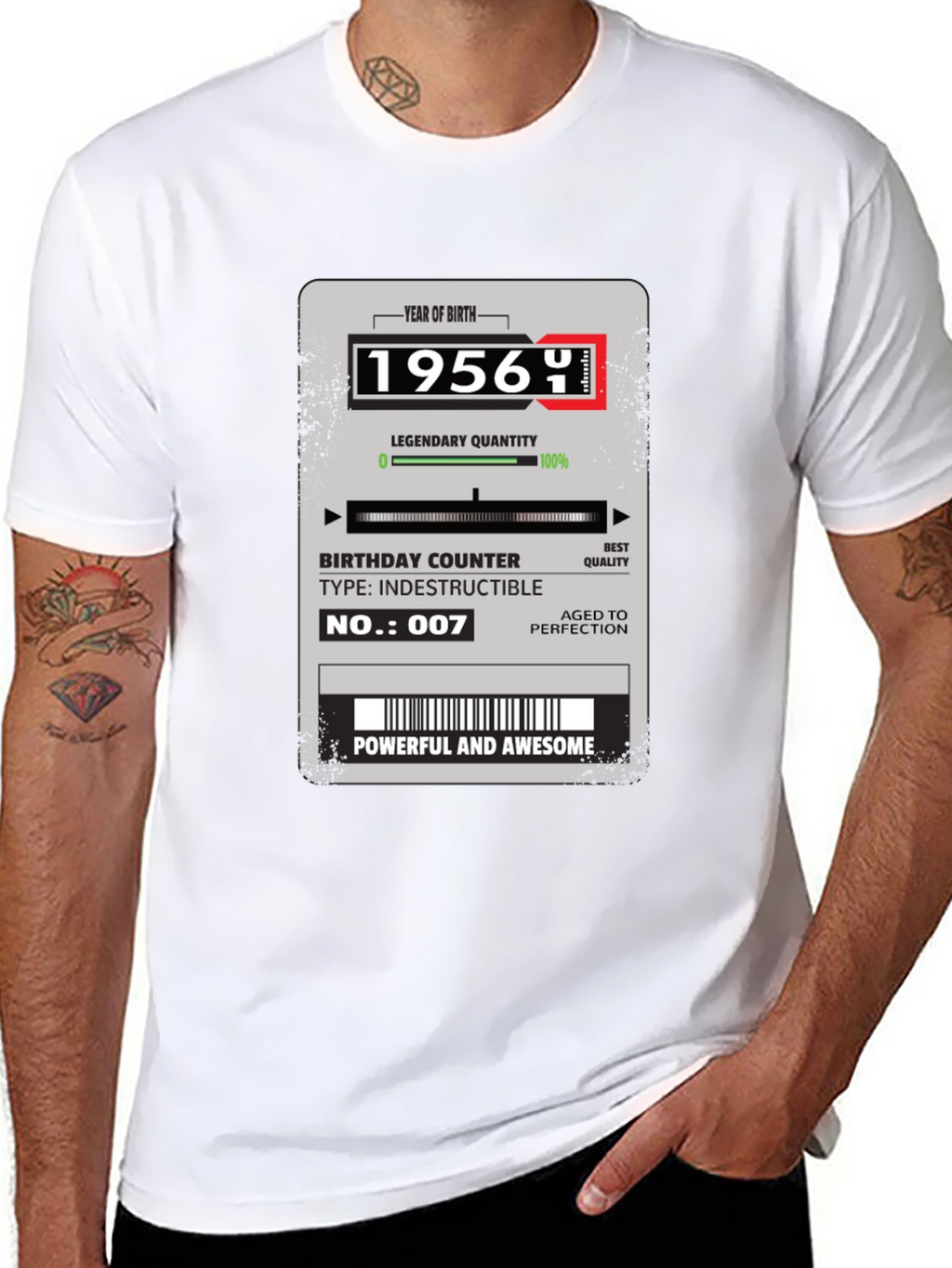 1956 Year of Birth Birthday T-Shirt