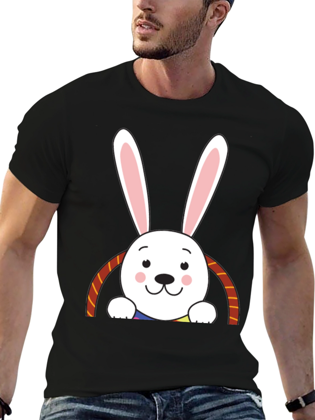 Bunny Rainbow Pride Graphic Tee