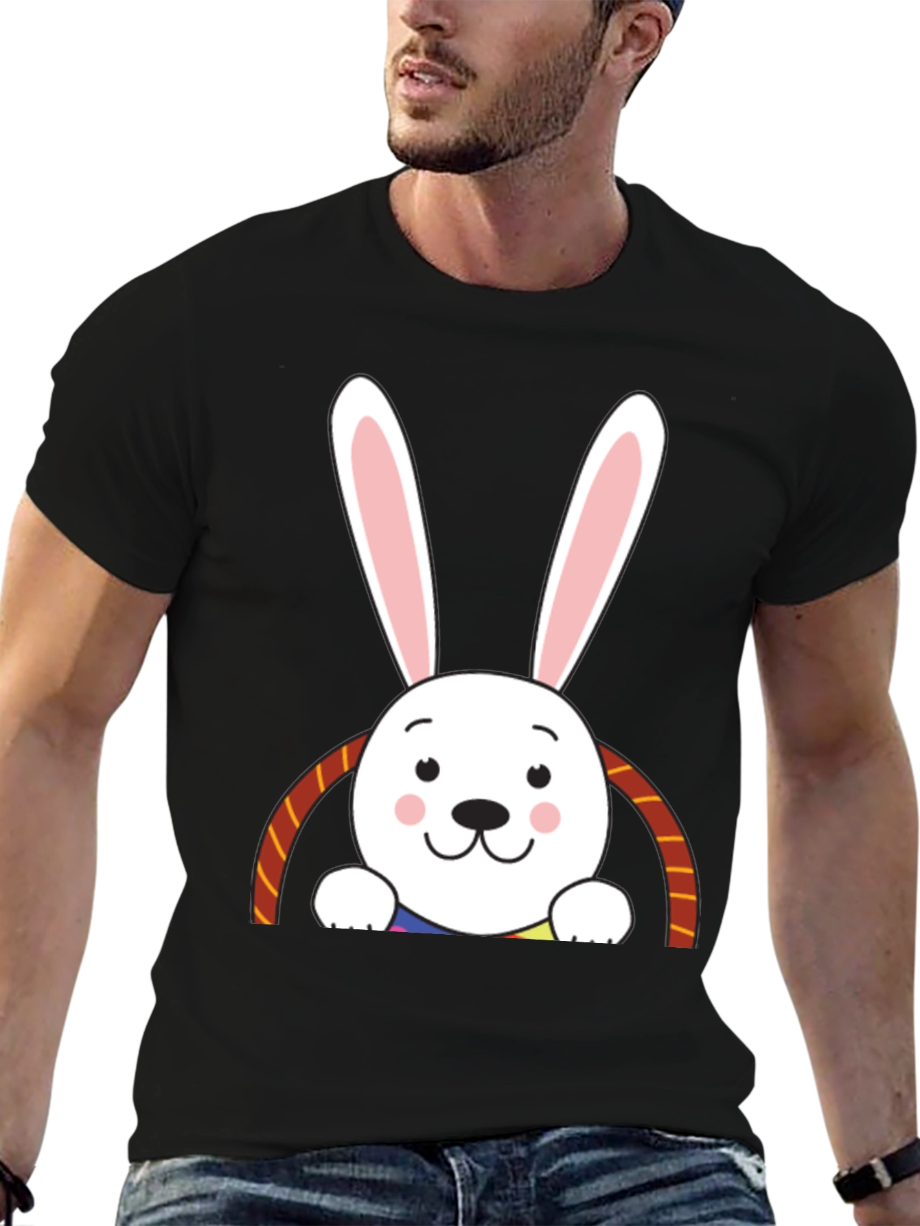 Bunny Rainbow Pride Graphic Tee