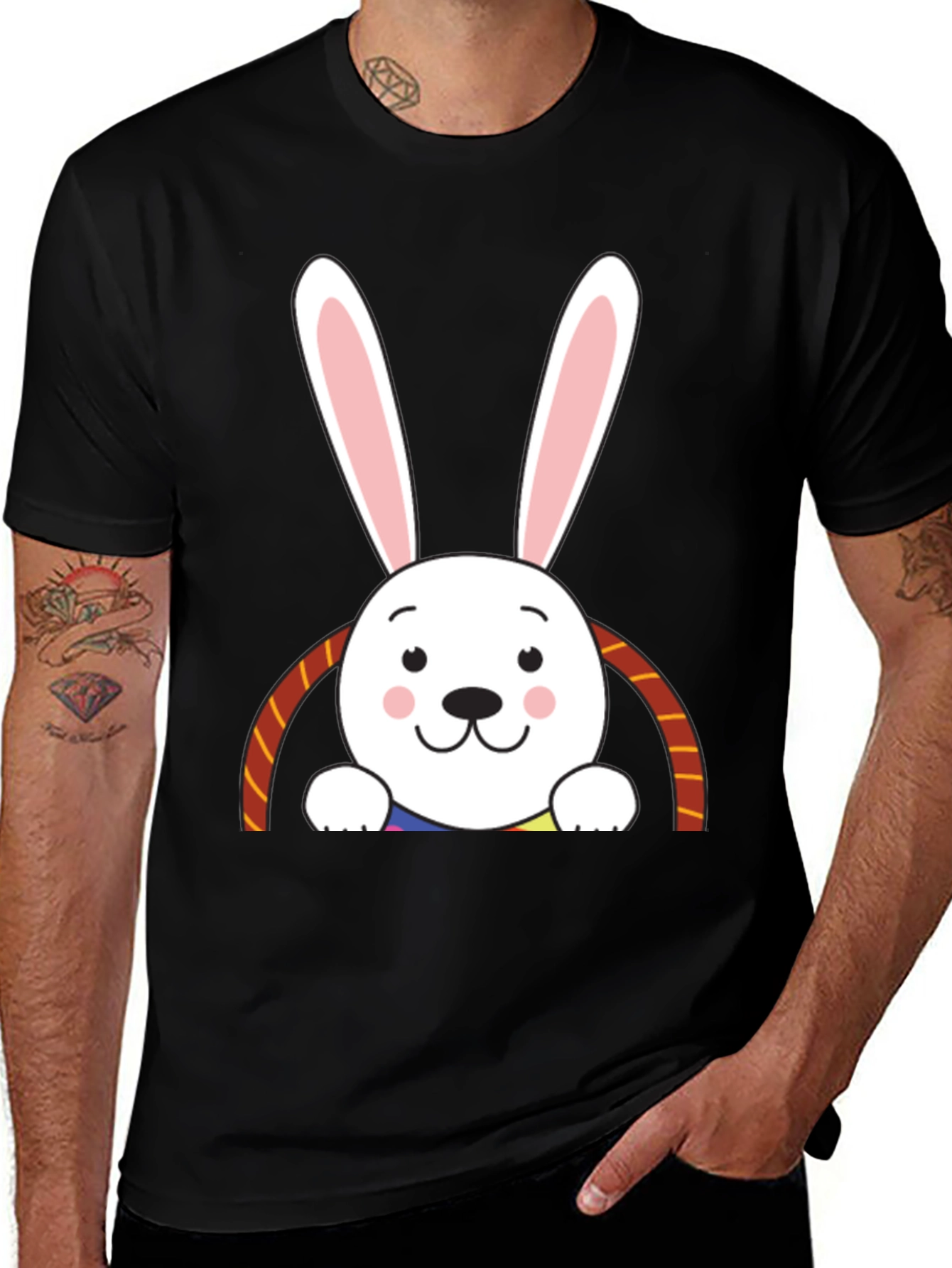 Bunny Rainbow Pride Graphic Tee
