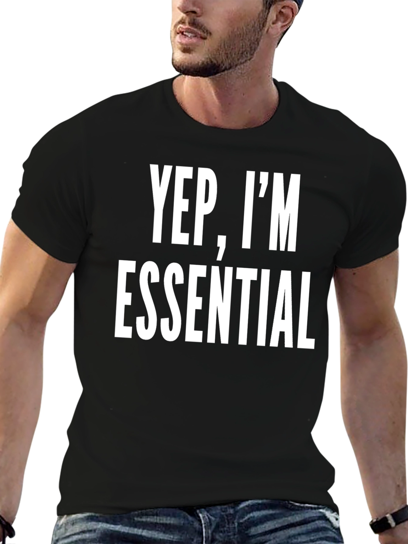 Yep Im Essential Black T-Shirt