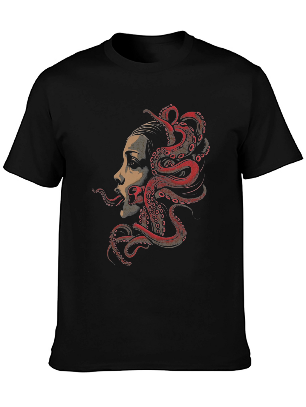 Octopus Woman Graphic Tee - Dark Arts Apparel
