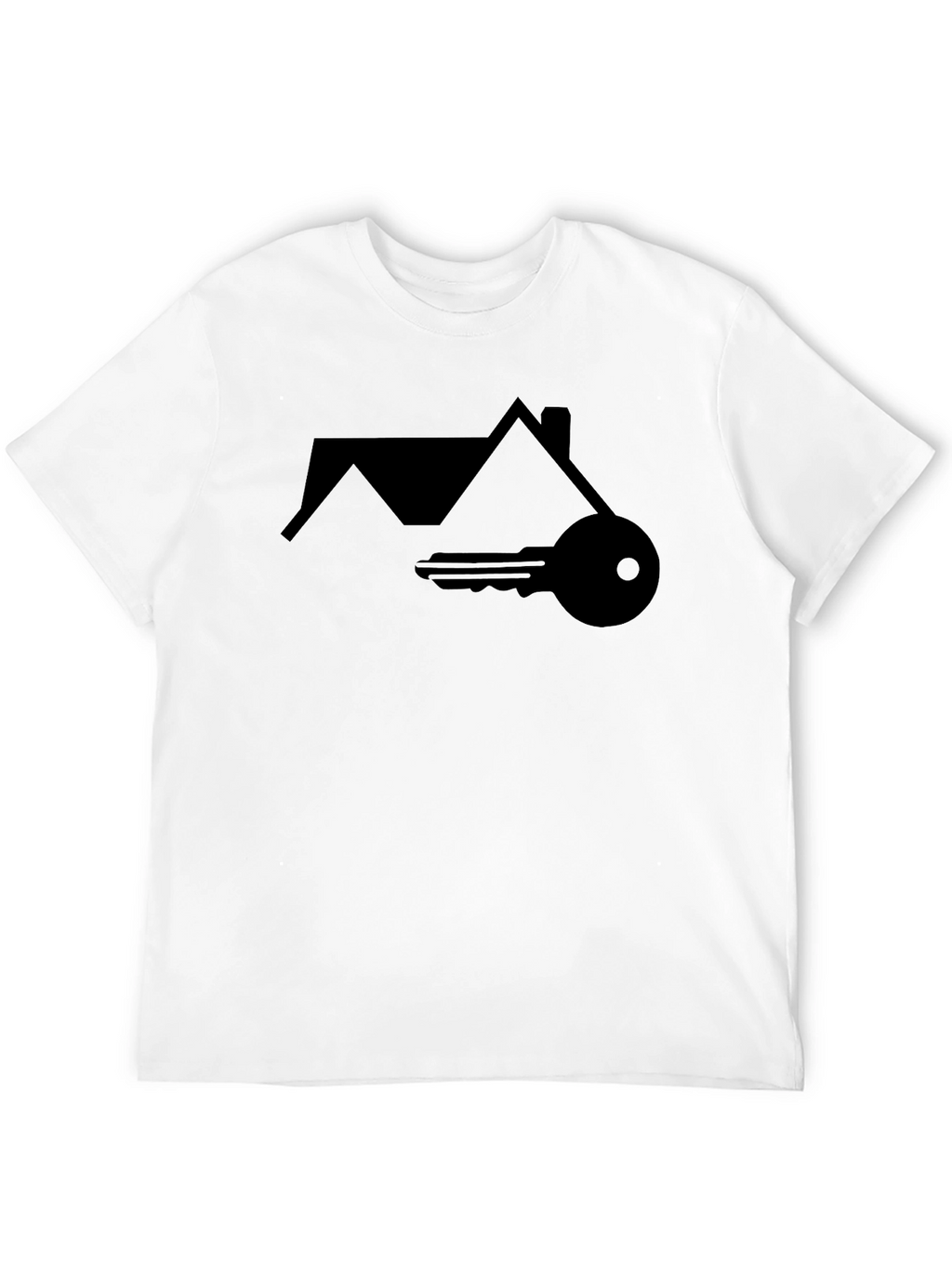 Home Key Graphic T-Shirt - Modern Style