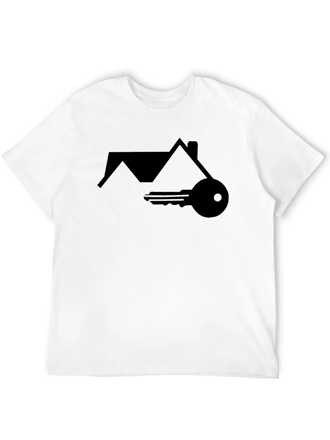 Home Key Graphic T-Shirt - Modern Style