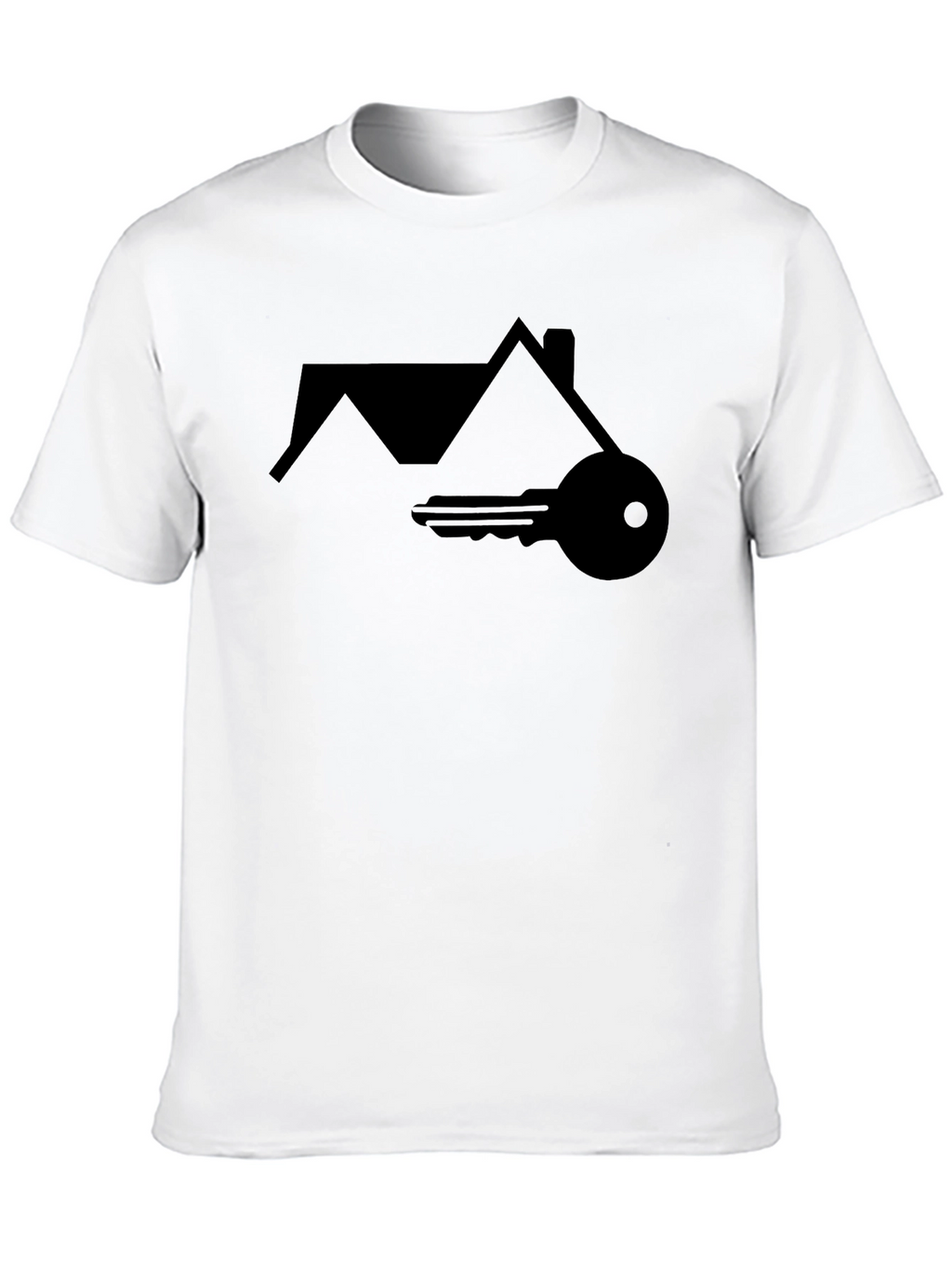 Home Key Graphic T-Shirt - Modern Style