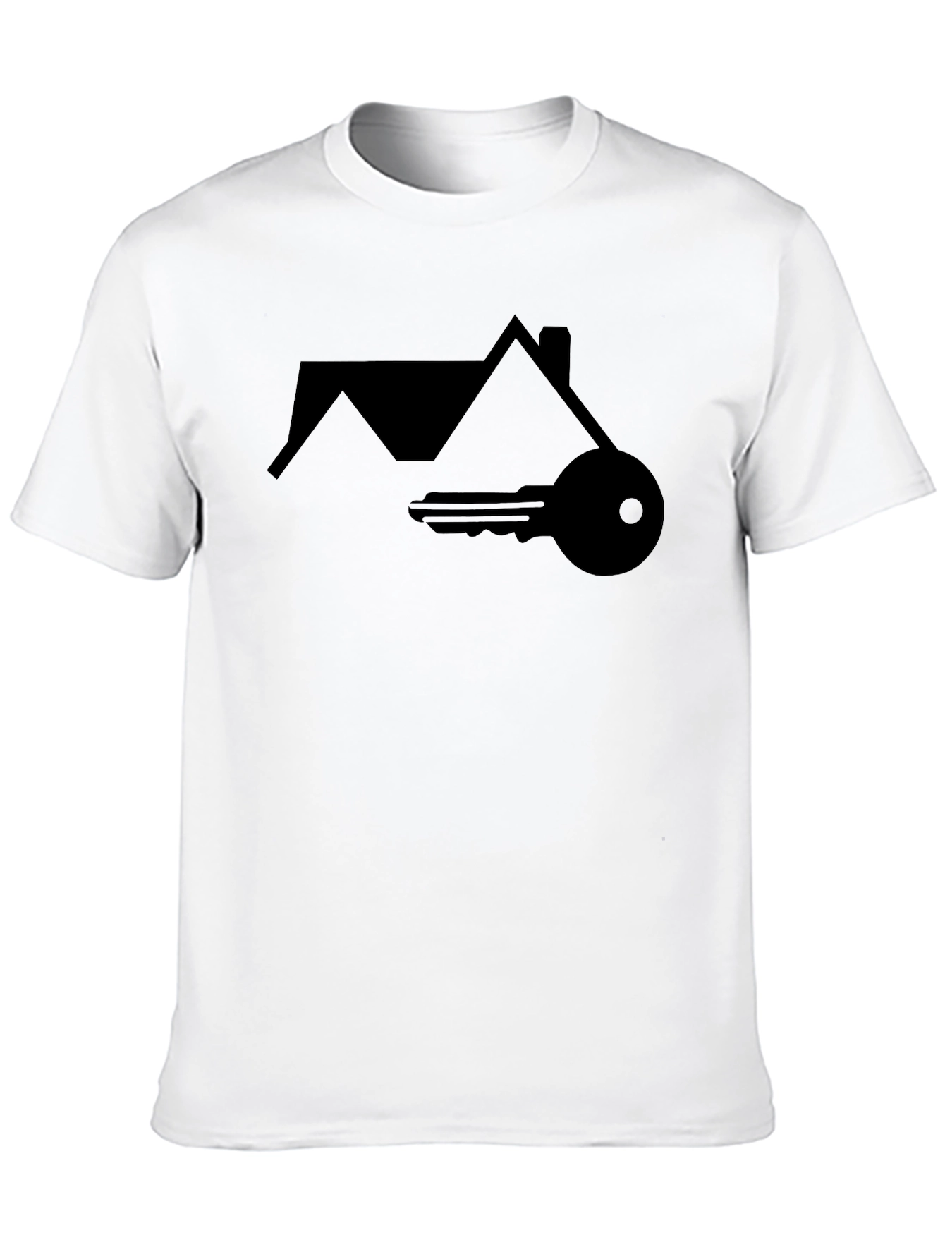 Home Key Graphic T-Shirt - Modern Style