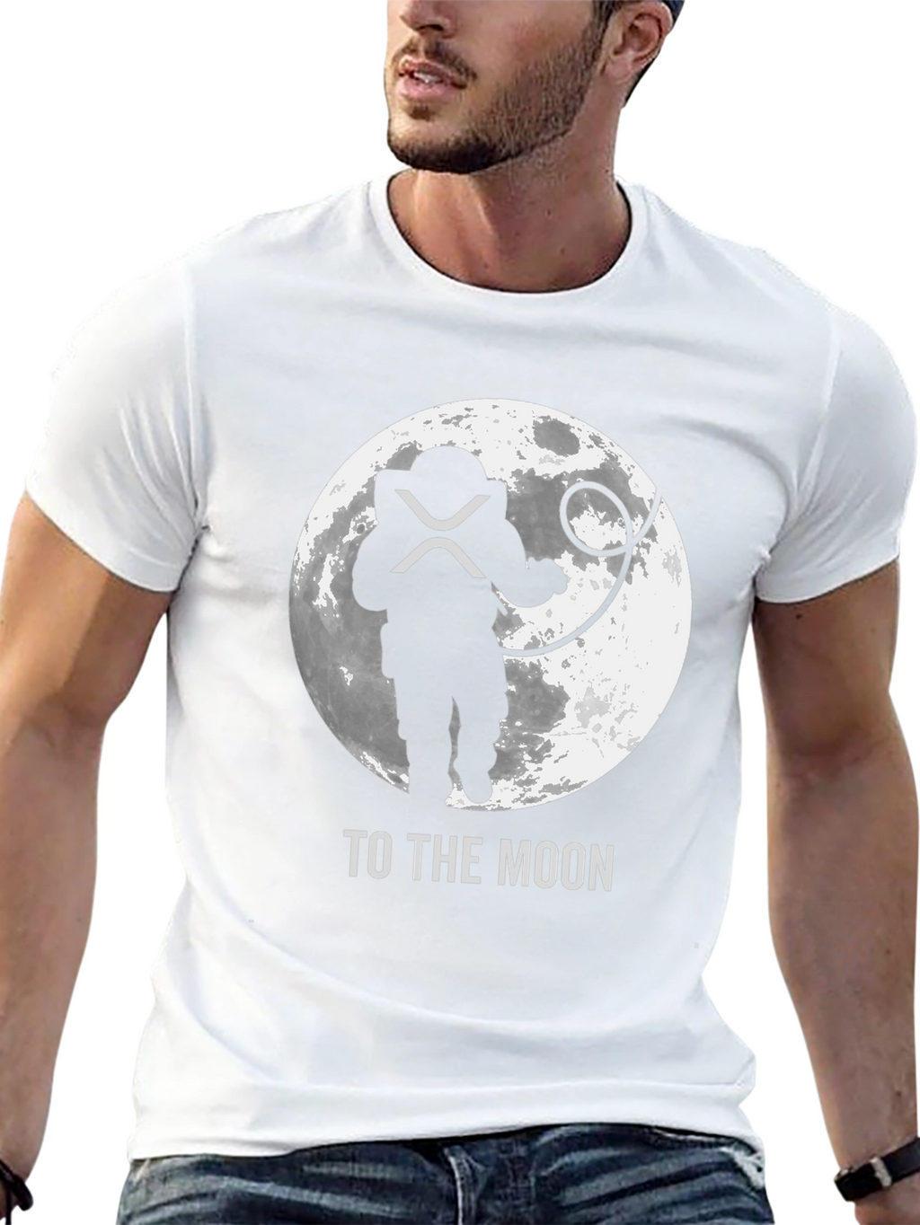 To The Moon Black Crypto T-Shirt