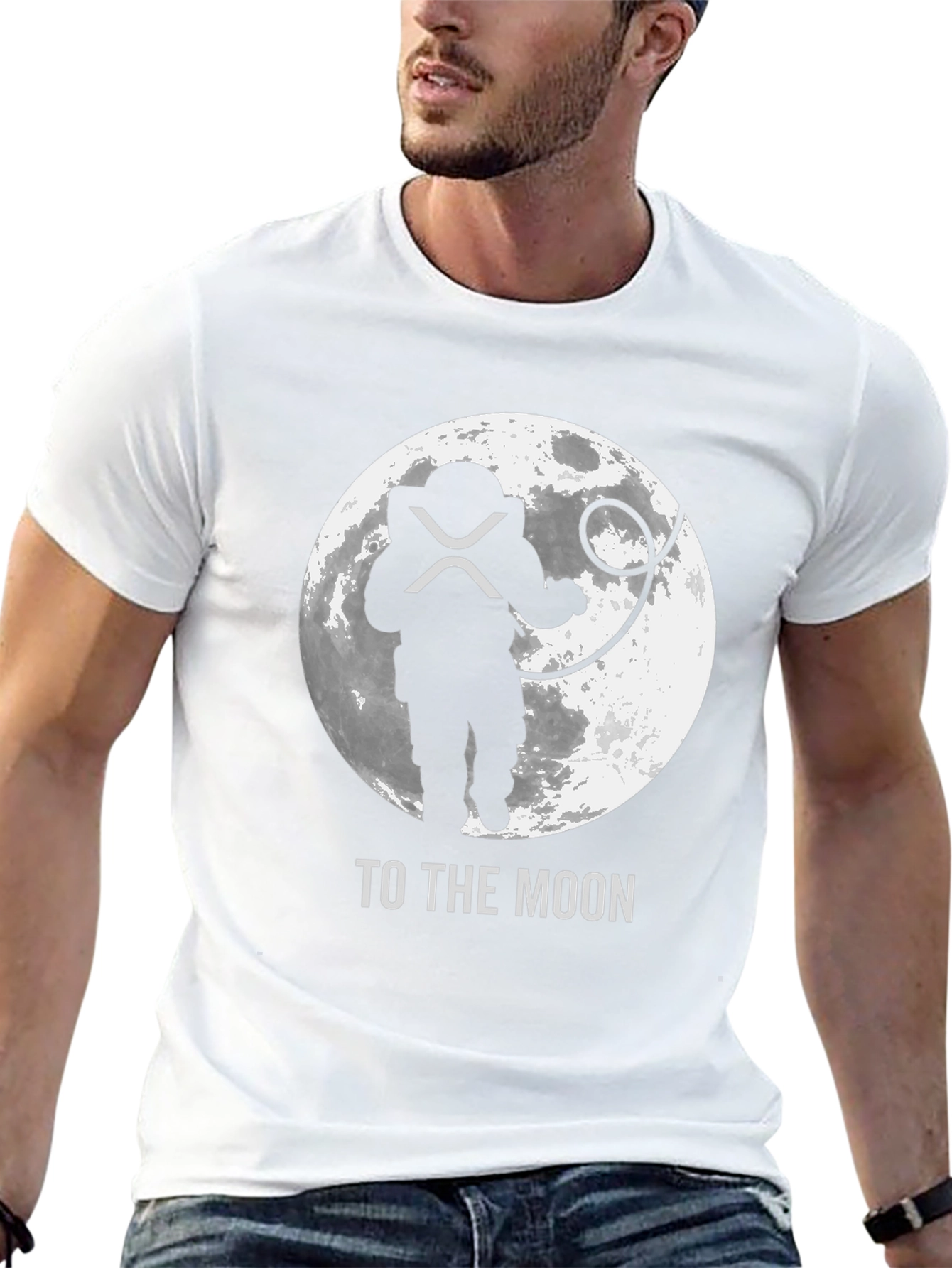 To The Moon Black Crypto T-Shirt