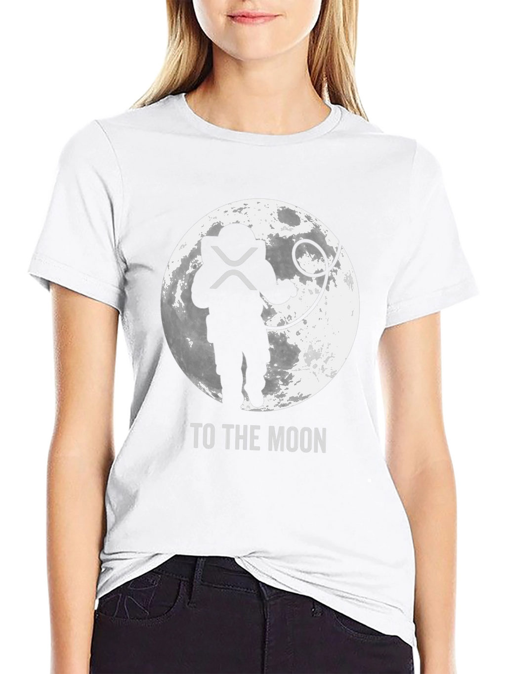 To The Moon Black Crypto T-Shirt